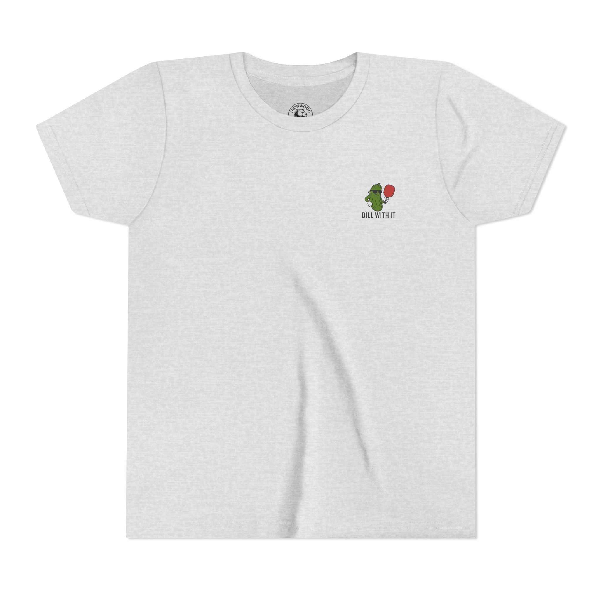 Playful Youth Tee with Fun Dill Design, Funny Gift for Kids, Summer Fashion, Birthday Gift, Quirky Graphic Tee, Casual Wear