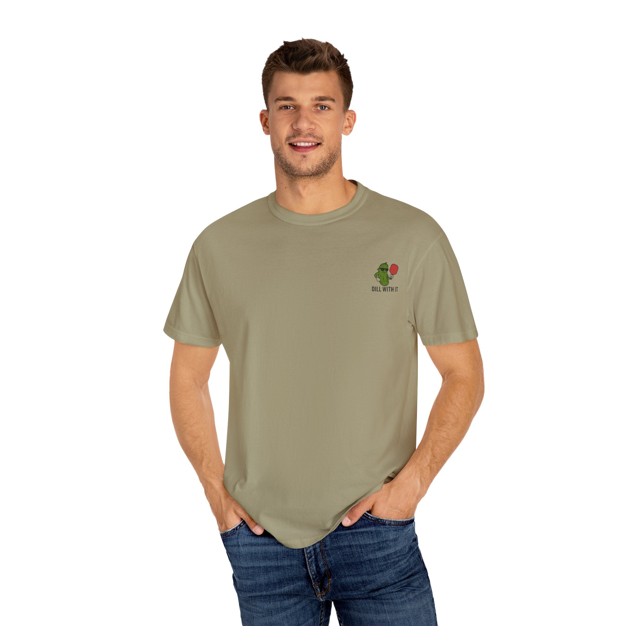 Playful Unisex T-Shirt with Dill With It Design, Funny Pickle Shirt, Casual Tee, Gift for Friends, Summer Vibes, Humor Clothing