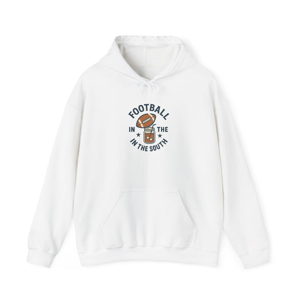 Football in the South Hoodie | Unisex Heavy Blend Sweatshirt for Game Day, Casual Wear, Southern Pride, Sports Gifts, Fall Fashion