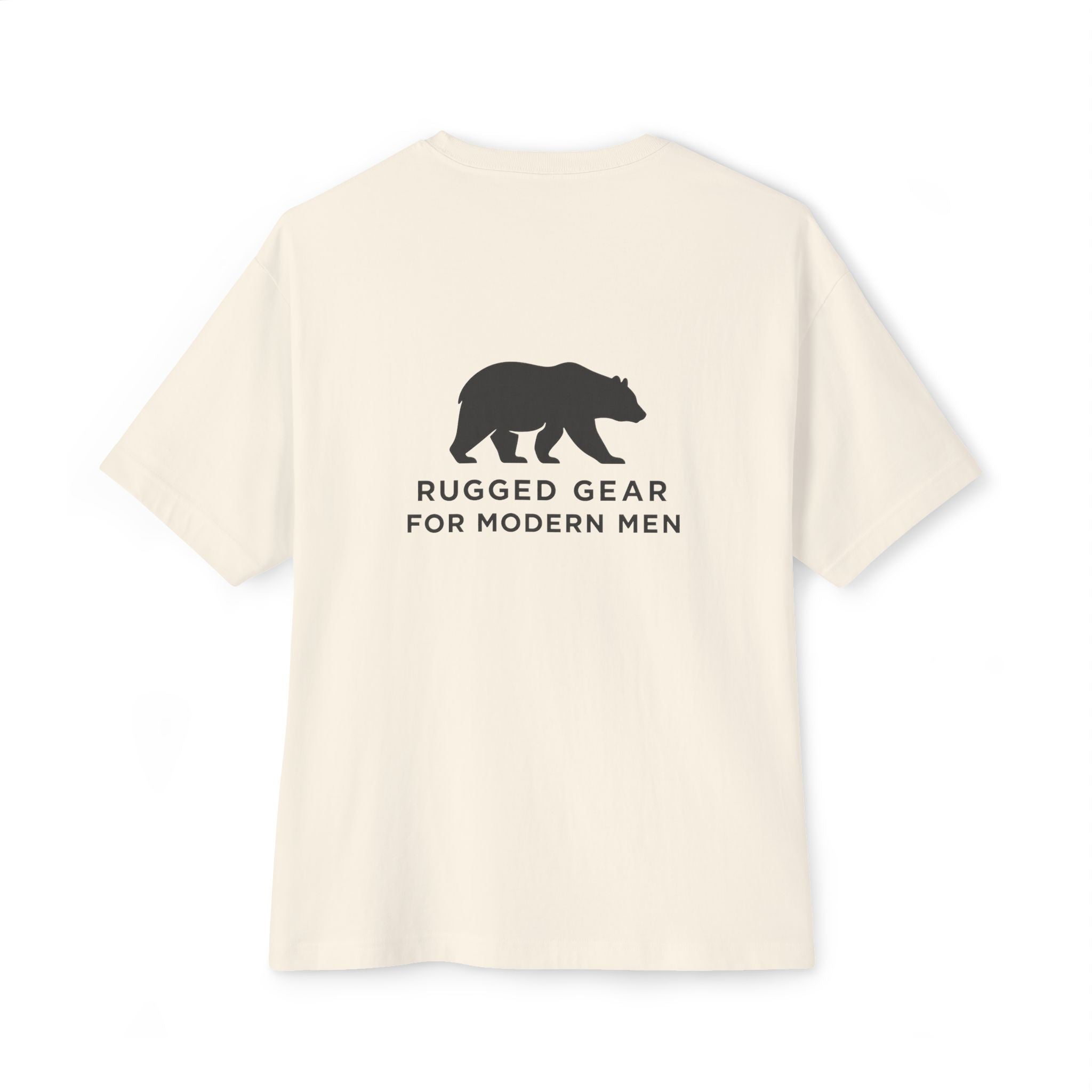 Rugged Men's Boxy Tee - Oversized Unisex T-Shirt, Casual Wear, Gift for Him, Nature Lovers, Outdoor Enthusiasts