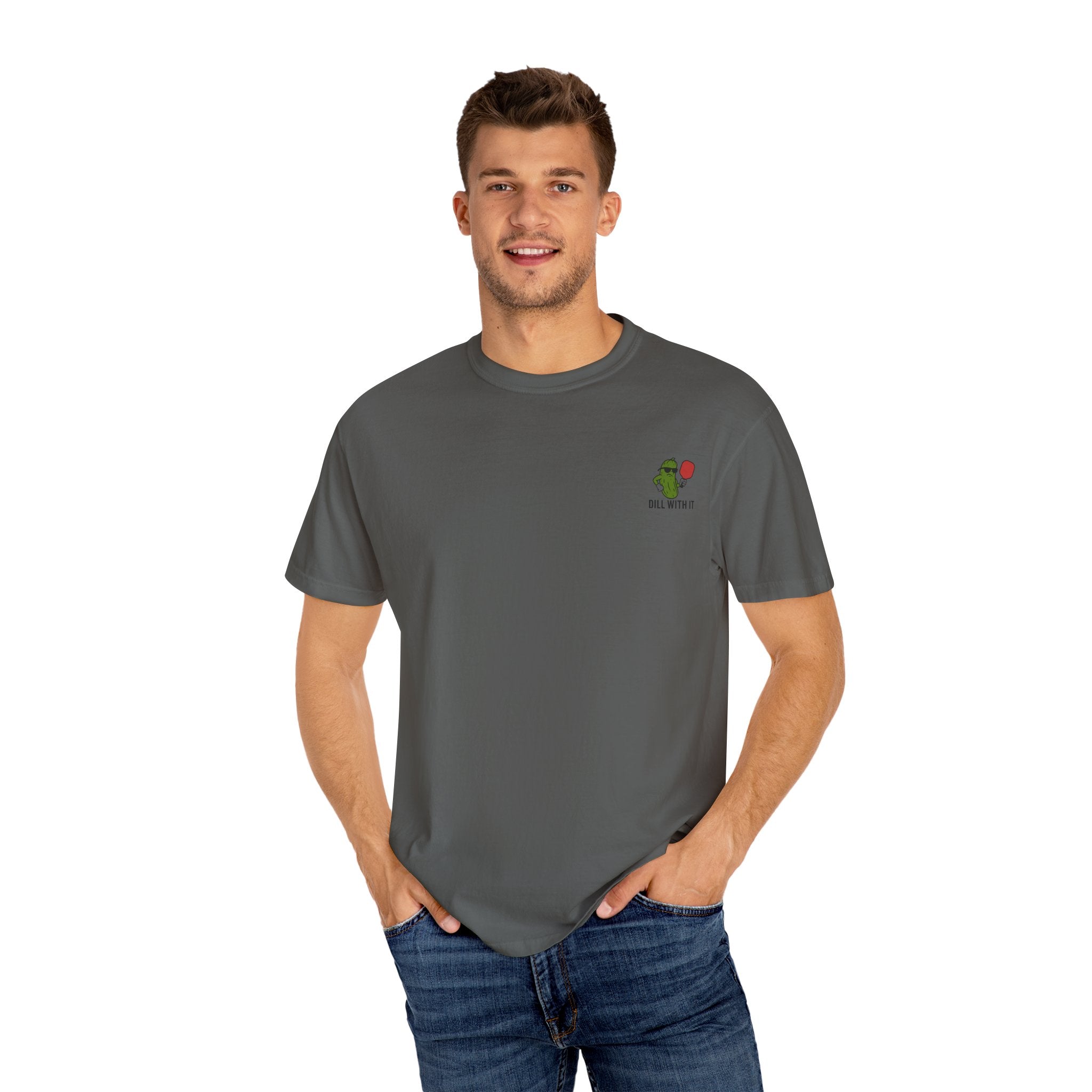 Playful Unisex T-Shirt with Dill With It Design, Funny Pickle Shirt, Casual Tee, Gift for Friends, Summer Vibes, Humor Clothing