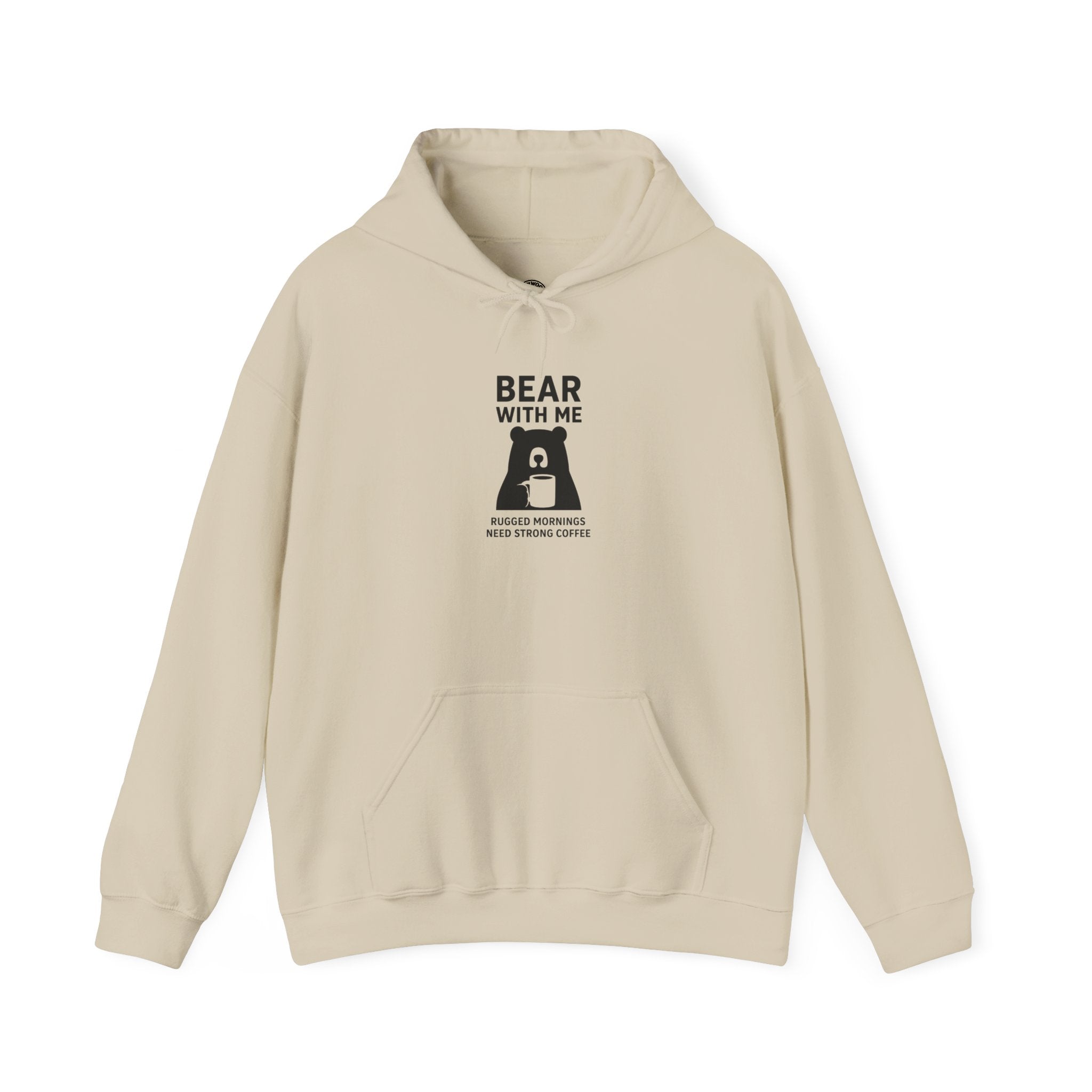 Playful Bear Hoodie - Cozy Unisex Sweatshirt, Perfect Gift for Animal Lovers, Casual Wear, Relaxed Vibes, Funny Graphic Hoodie