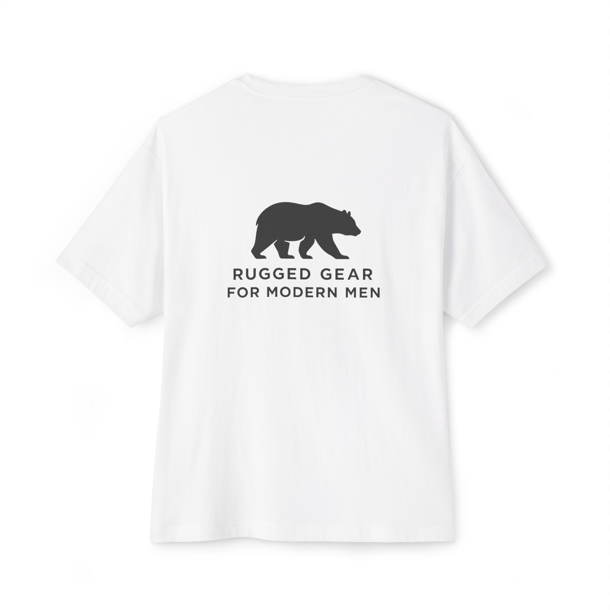 Rugged Men's Boxy Tee - Oversized Unisex T-Shirt, Casual Wear, Gift for Him, Nature Lovers, Outdoor Enthusiasts