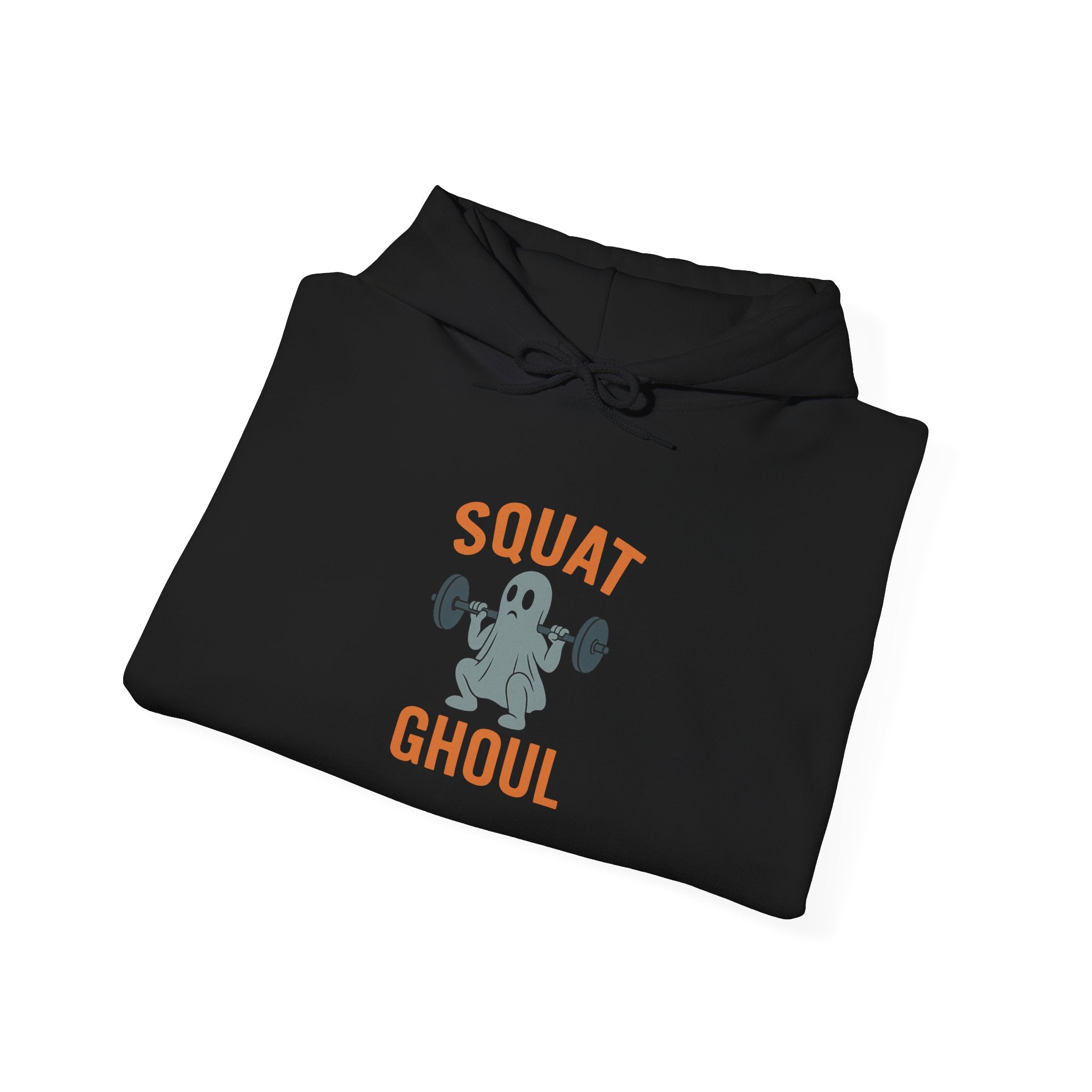 Unisex Fitness Sweatshirt, Squat Ghoul Hoodie, Gym Apparel, Workout Clothing, Halloween Fitness Gear, Gift for Gym Lovers