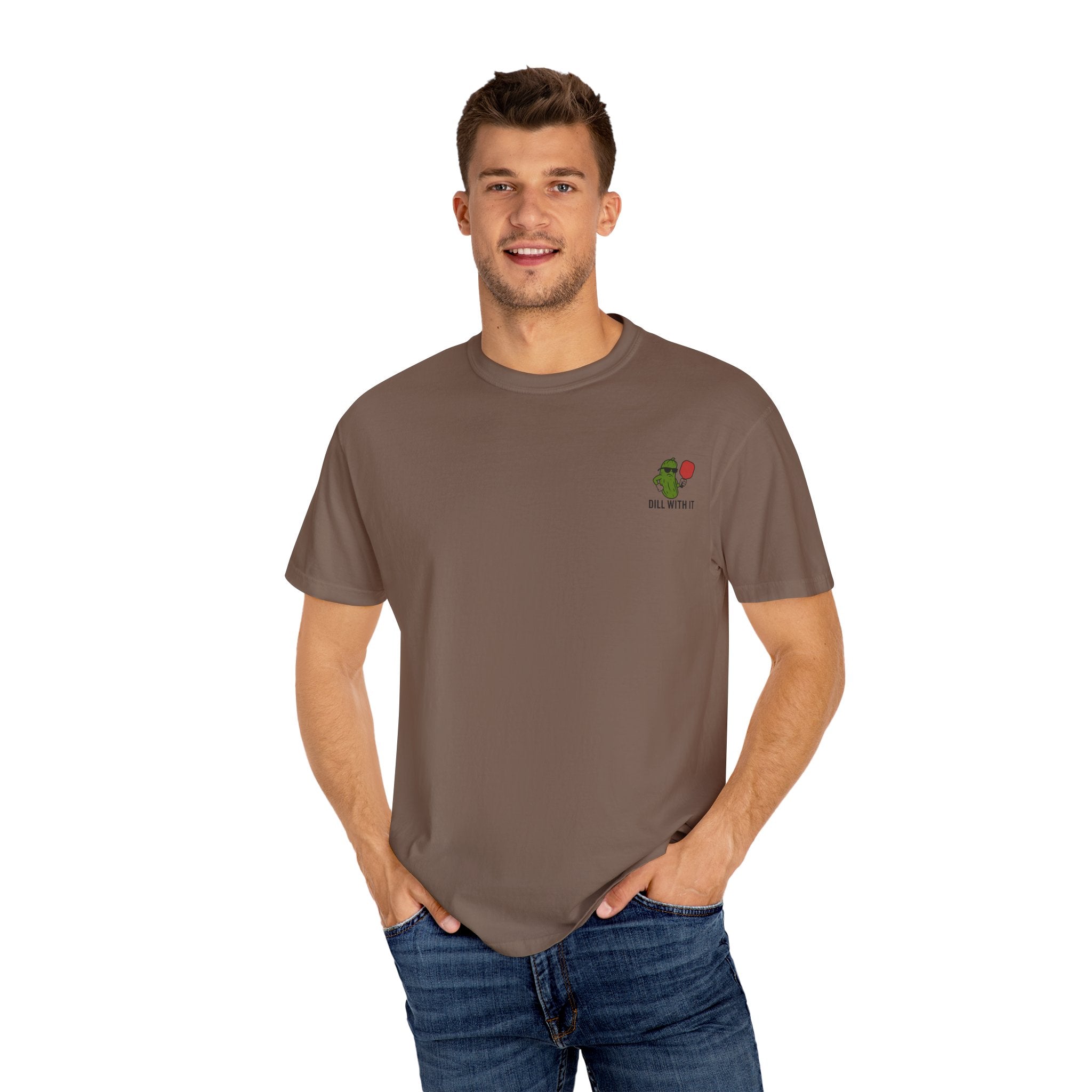 Playful Unisex T-Shirt with Dill With It Design, Funny Pickle Shirt, Casual Tee, Gift for Friends, Summer Vibes, Humor Clothing