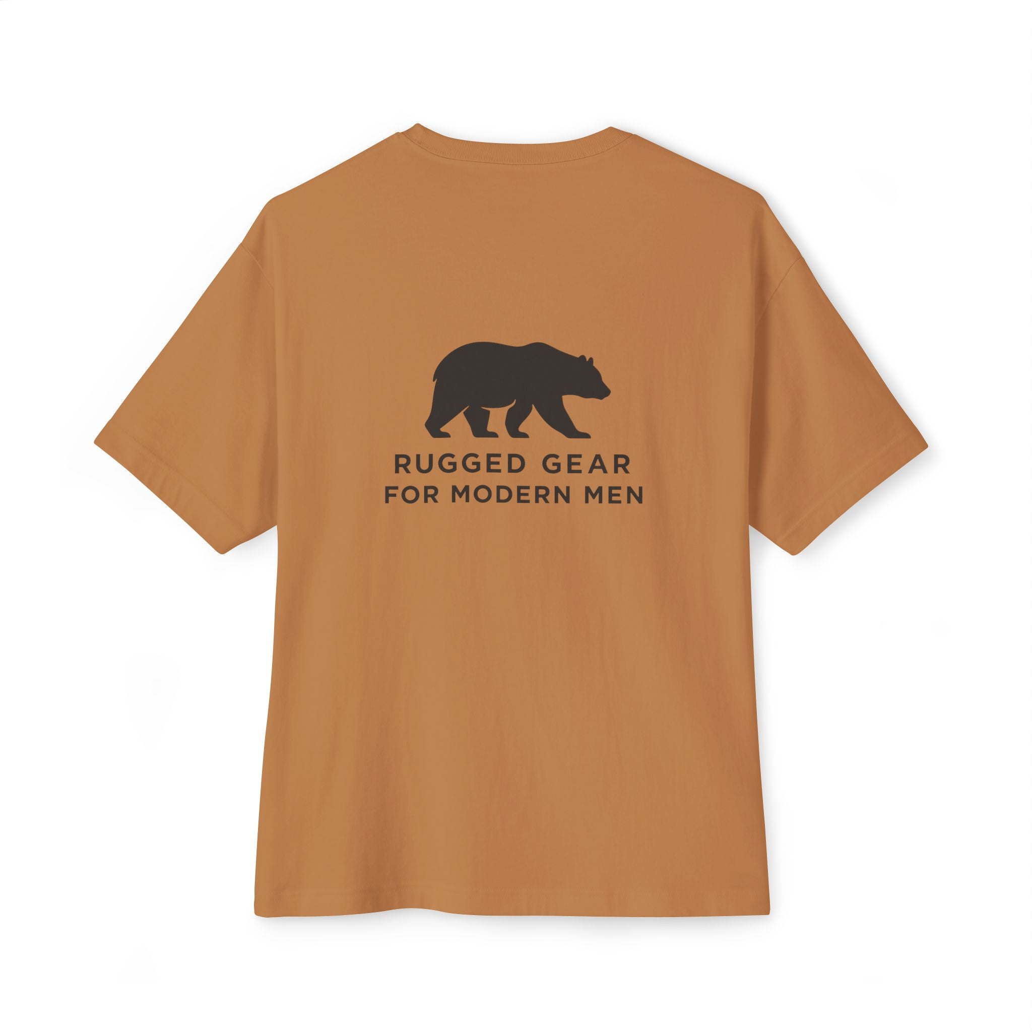 Rugged Men's Boxy Tee - Oversized Unisex T-Shirt, Casual Wear, Gift for Him, Nature Lovers, Outdoor Enthusiasts