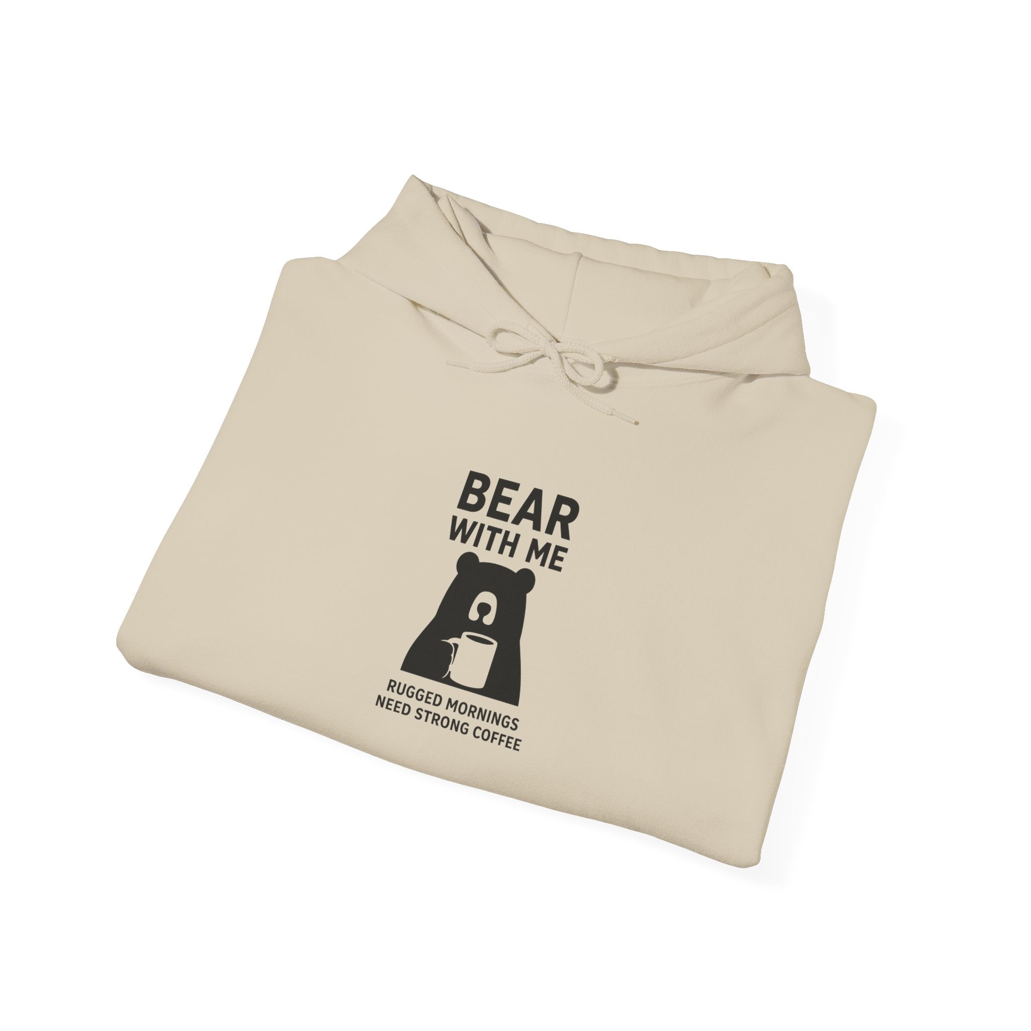 Playful Bear Hoodie - Cozy Unisex Sweatshirt, Perfect Gift for Animal Lovers, Casual Wear, Relaxed Vibes, Funny Graphic Hoodie
