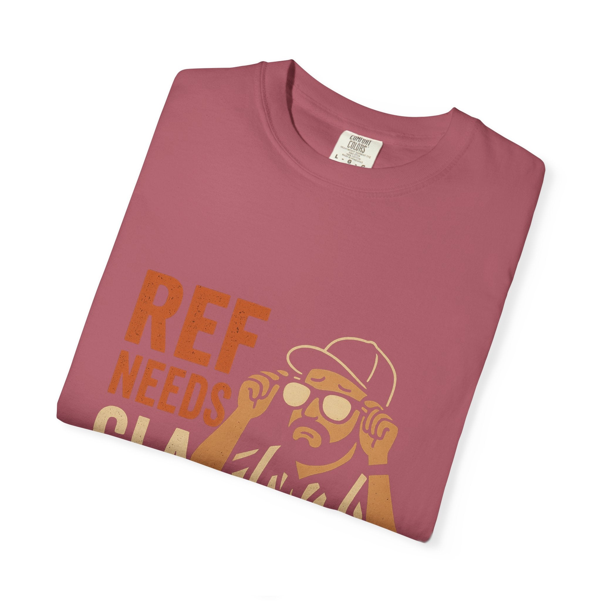 Ref Needs Glasses T-Shirt, Fun Referee Shirt, Casual Game Day Tee, Gift for Sports Fans, Unisex Graphic Top