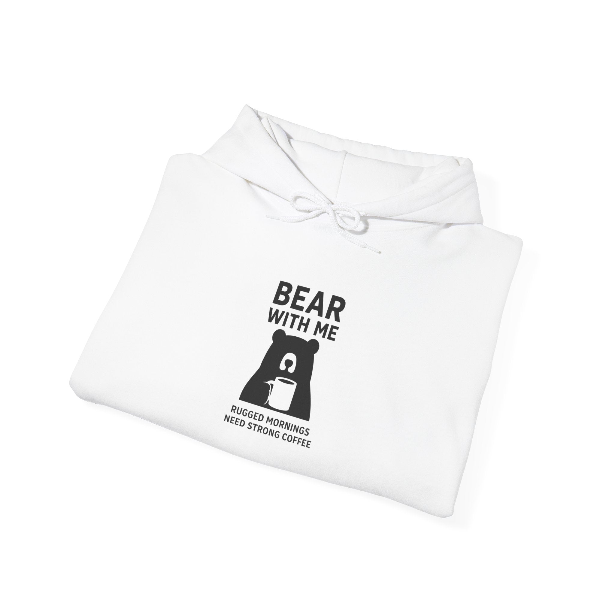 Playful Bear Hoodie - Cozy Unisex Sweatshirt, Perfect Gift for Animal Lovers, Casual Wear, Relaxed Vibes, Funny Graphic Hoodie