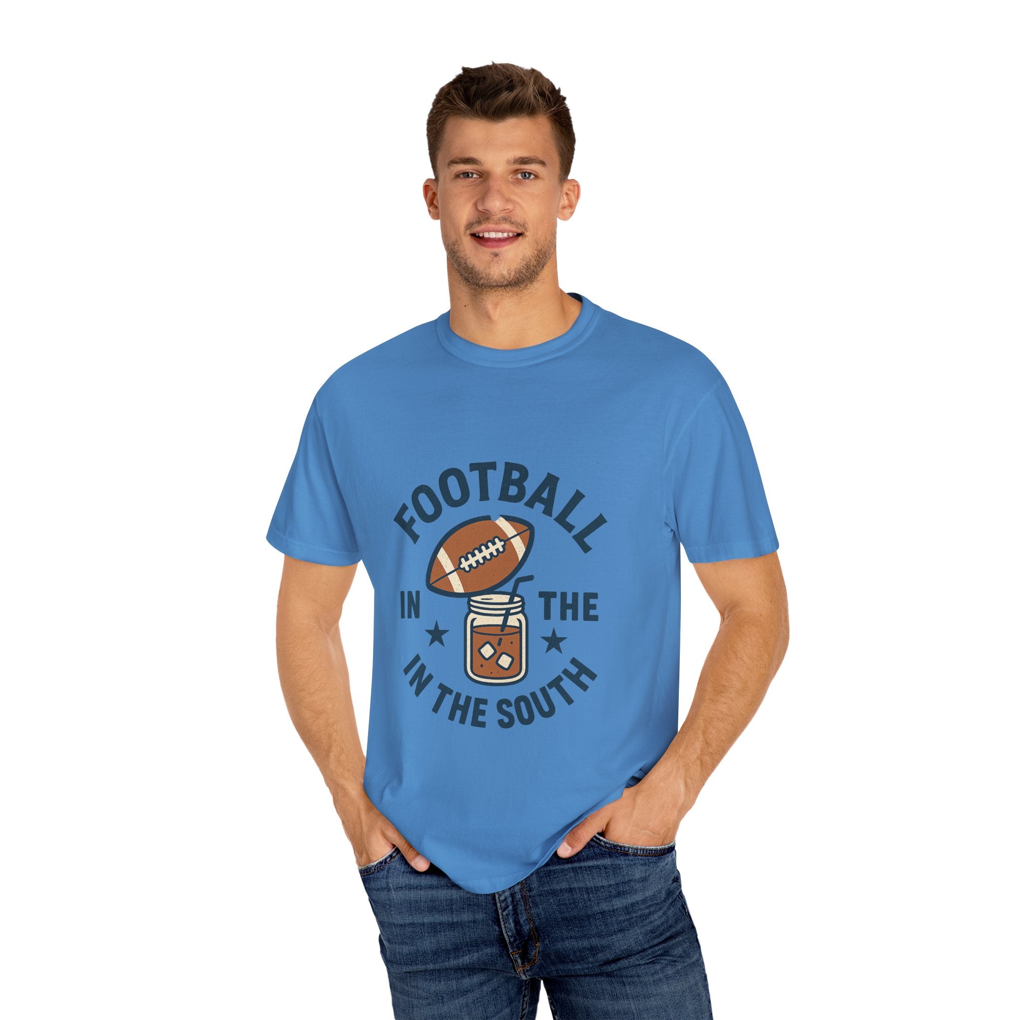 Southern Football Vibe Unisex T-shirt, Casual Wear, Gift for Sports Fans, Tailgate Apparel, Southern Culture Tee