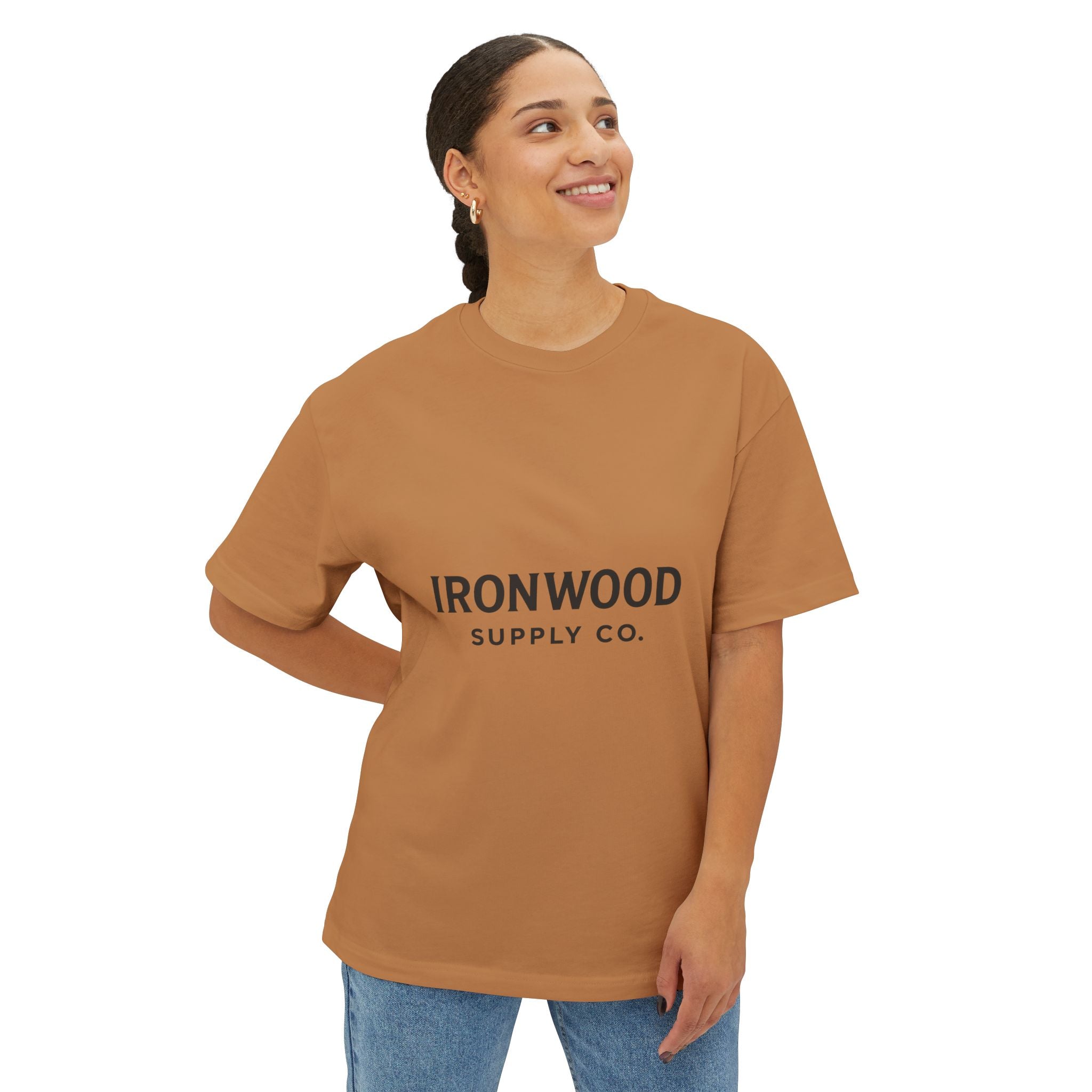 Rugged Men's Boxy Tee - Oversized Unisex T-Shirt, Casual Wear, Gift for Him, Nature Lovers, Outdoor Enthusiasts