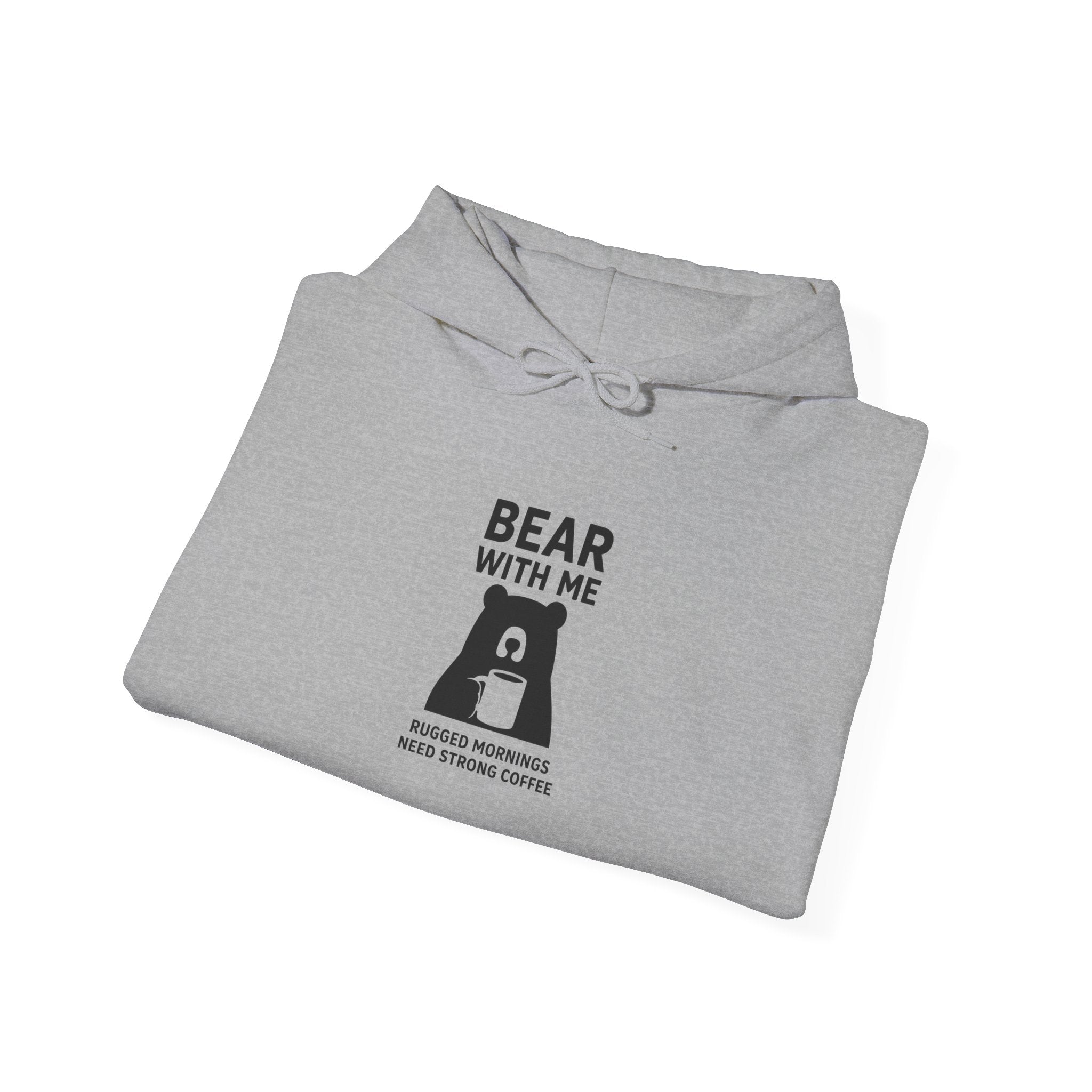 Playful Bear Hoodie - Cozy Unisex Sweatshirt, Perfect Gift for Animal Lovers, Casual Wear, Relaxed Vibes, Funny Graphic Hoodie