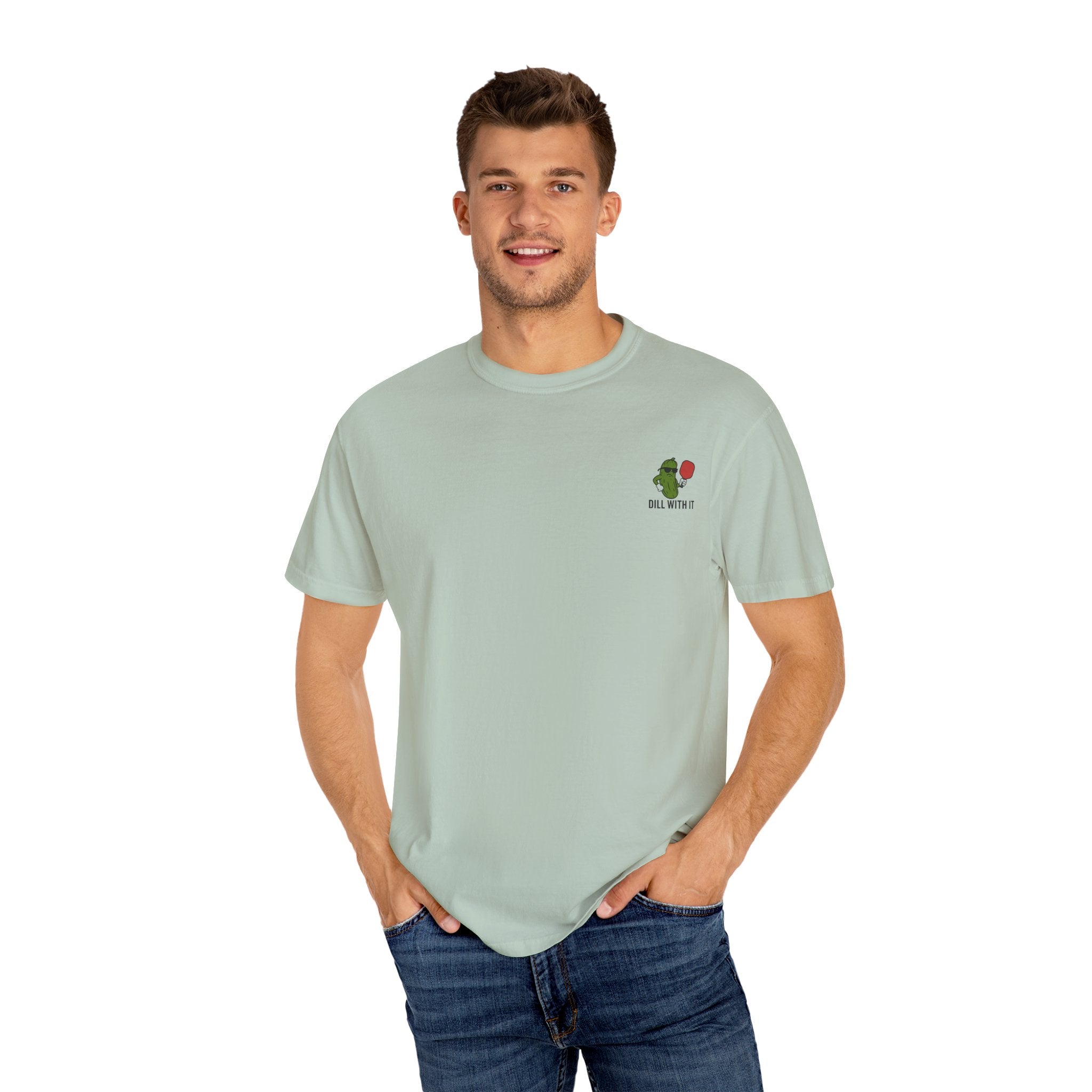 Playful Unisex T-Shirt with Dill With It Design, Funny Pickle Shirt, Casual Tee, Gift for Friends, Summer Vibes, Humor Clothing