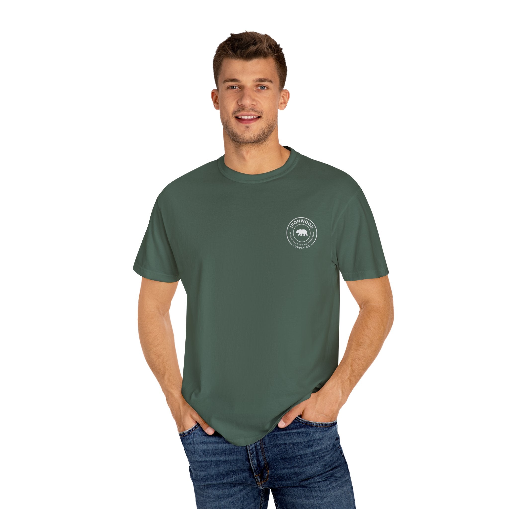 Garment-Dyed Fitness T-shirt for Food Lovers, Gym Apparel, Funny Tee, Bacon & Barbells Shirt, Unisex Workout Top