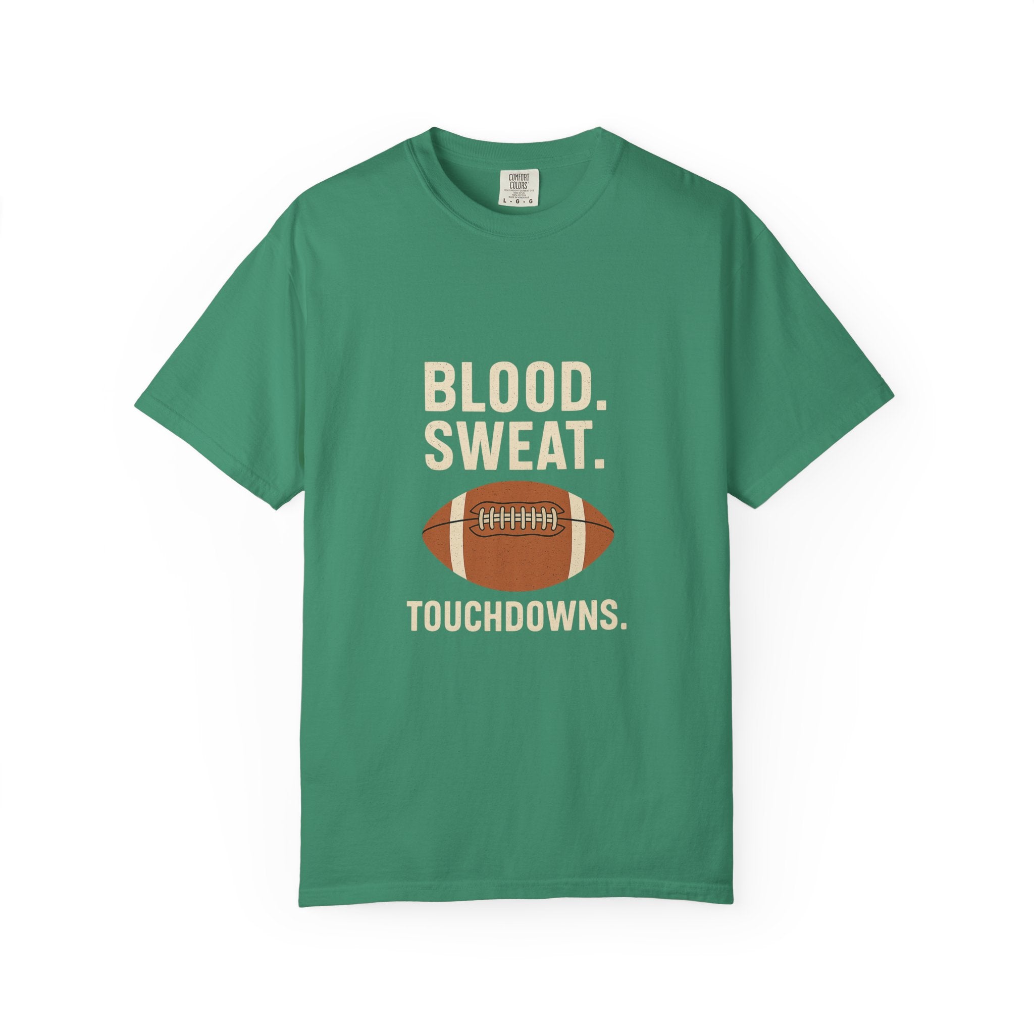Football Fan T-Shirt, Unisex Garment-Dyed Tee, Sports Shirt, Game Day Apparel, Touchdown Celebration Gear
