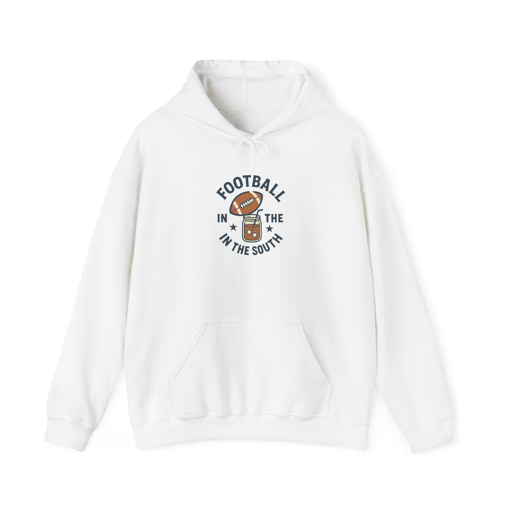 Football in the South Hoodie | Unisex Heavy Blend Sweatshirt for Game Day, Casual Wear, Southern Pride, Sports Gifts, Fall Fashion