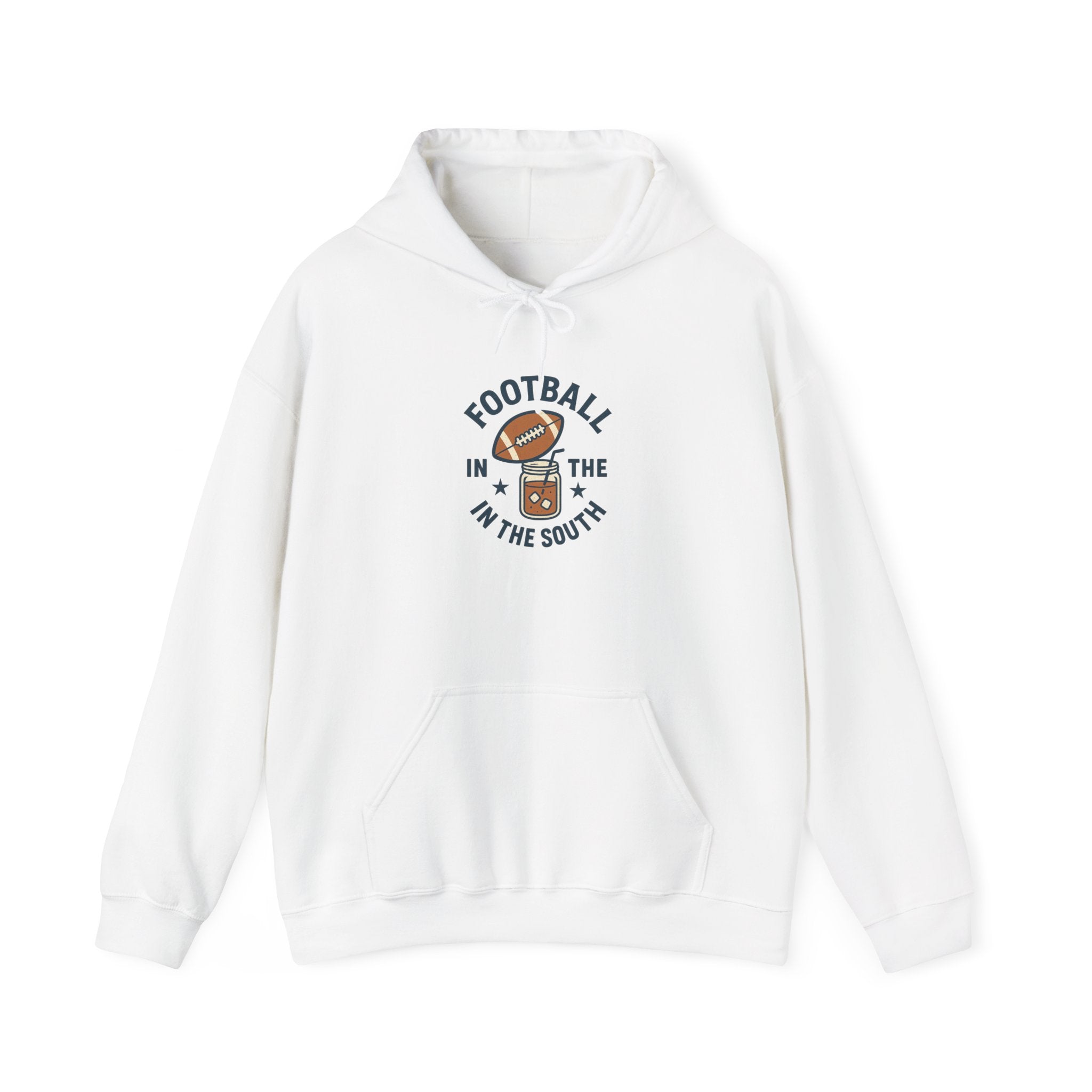 Football in the South Hoodie | Unisex Heavy Blend Sweatshirt for Game Day, Casual Wear, Southern Pride, Sports Gifts, Fall Fashion