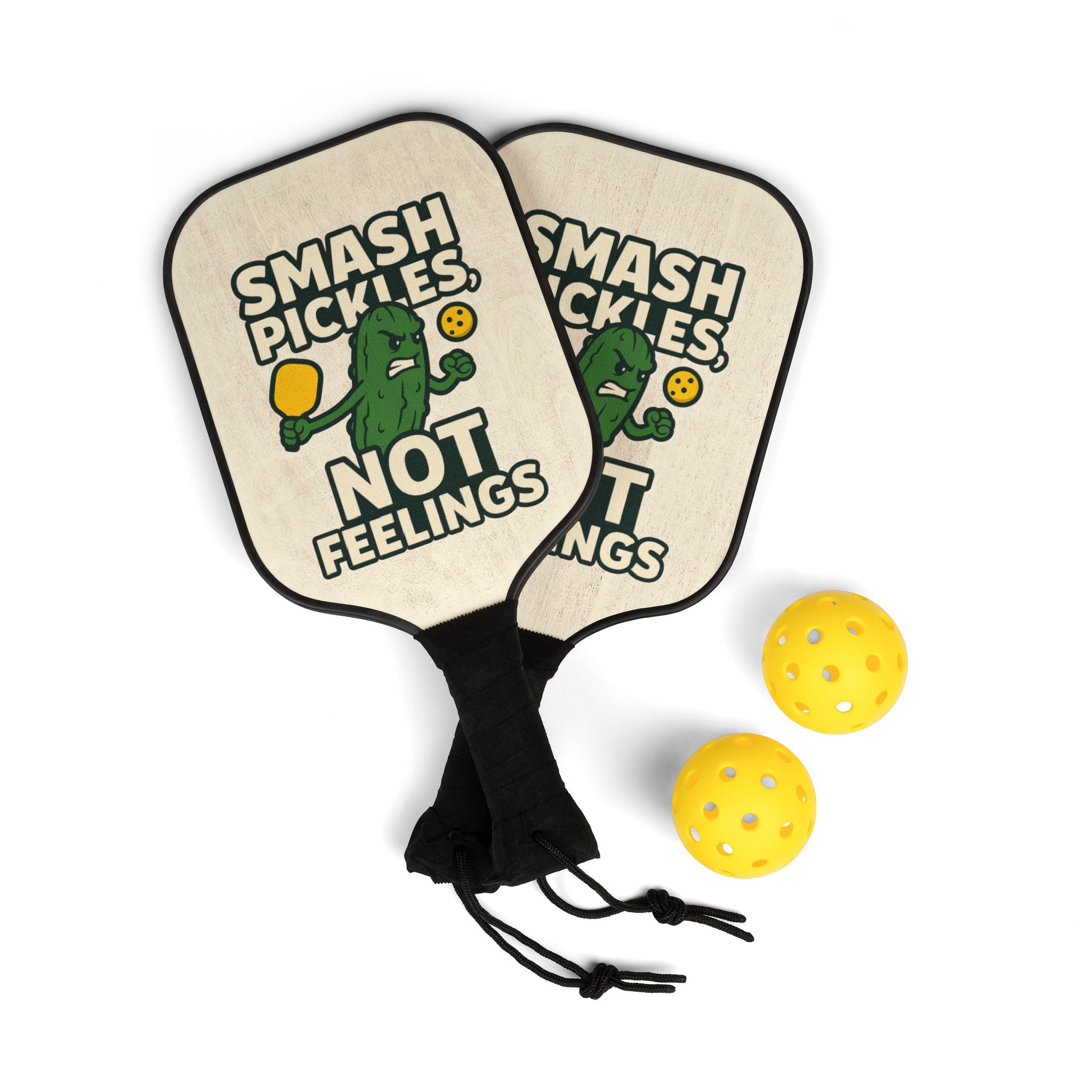 Pickleball Paddle Set | Smash Pickles, Not Feelings | Fun Sports Gear for Pickleball Enthusiasts, Unique Gift for Sports Lovers, Ideal [...]