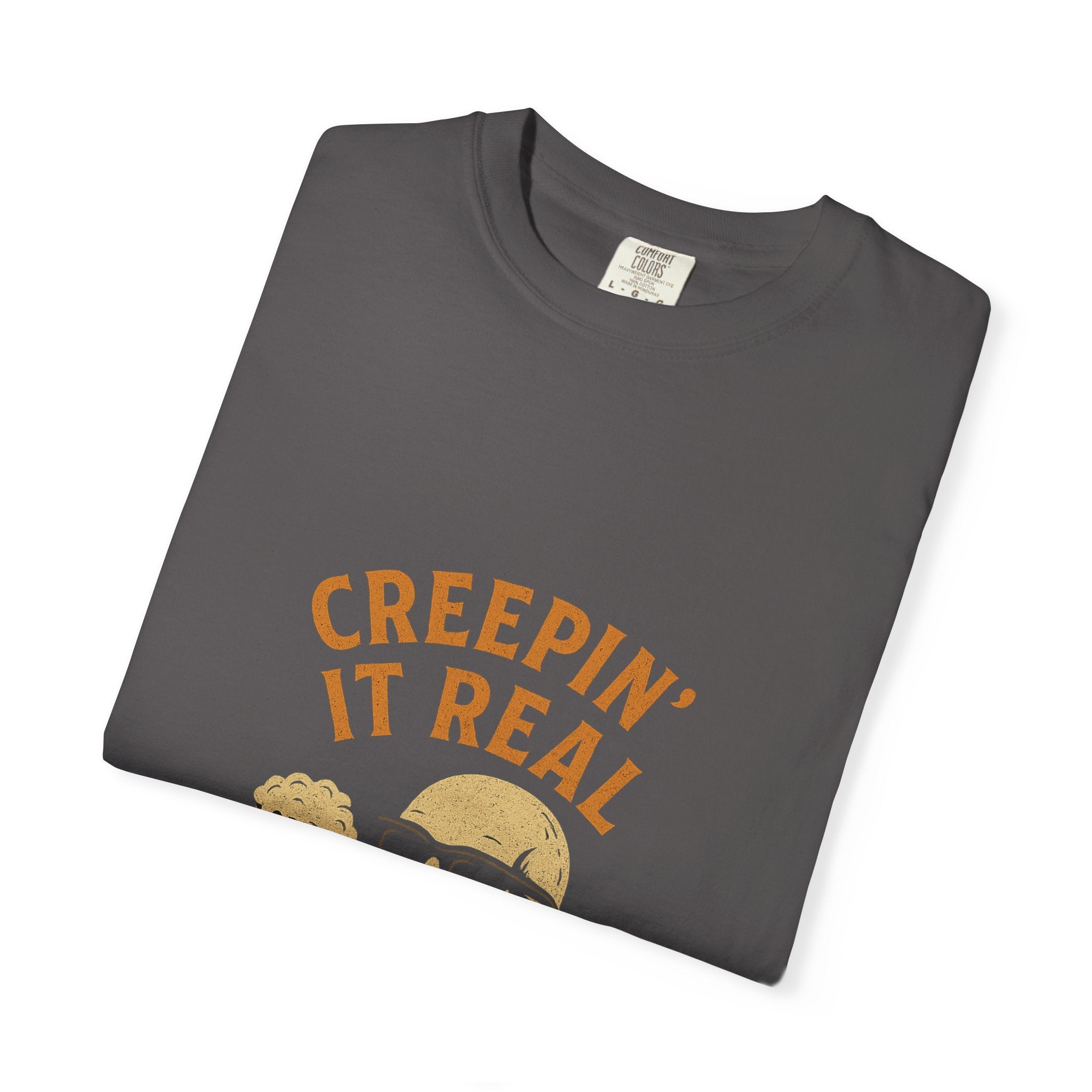 Creepin' It Real Skeleton T-Shirt, Halloween Shirt, Unisex Tee, Beer Lover Gift, Fun Party Wear, Casual Graphic Tee