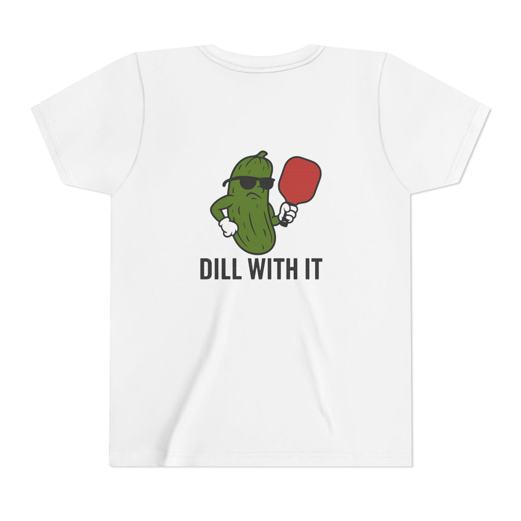 Playful Youth Tee with Fun Dill Design, Funny Gift for Kids, Summer Fashion, Birthday Gift, Quirky Graphic Tee, Casual Wear