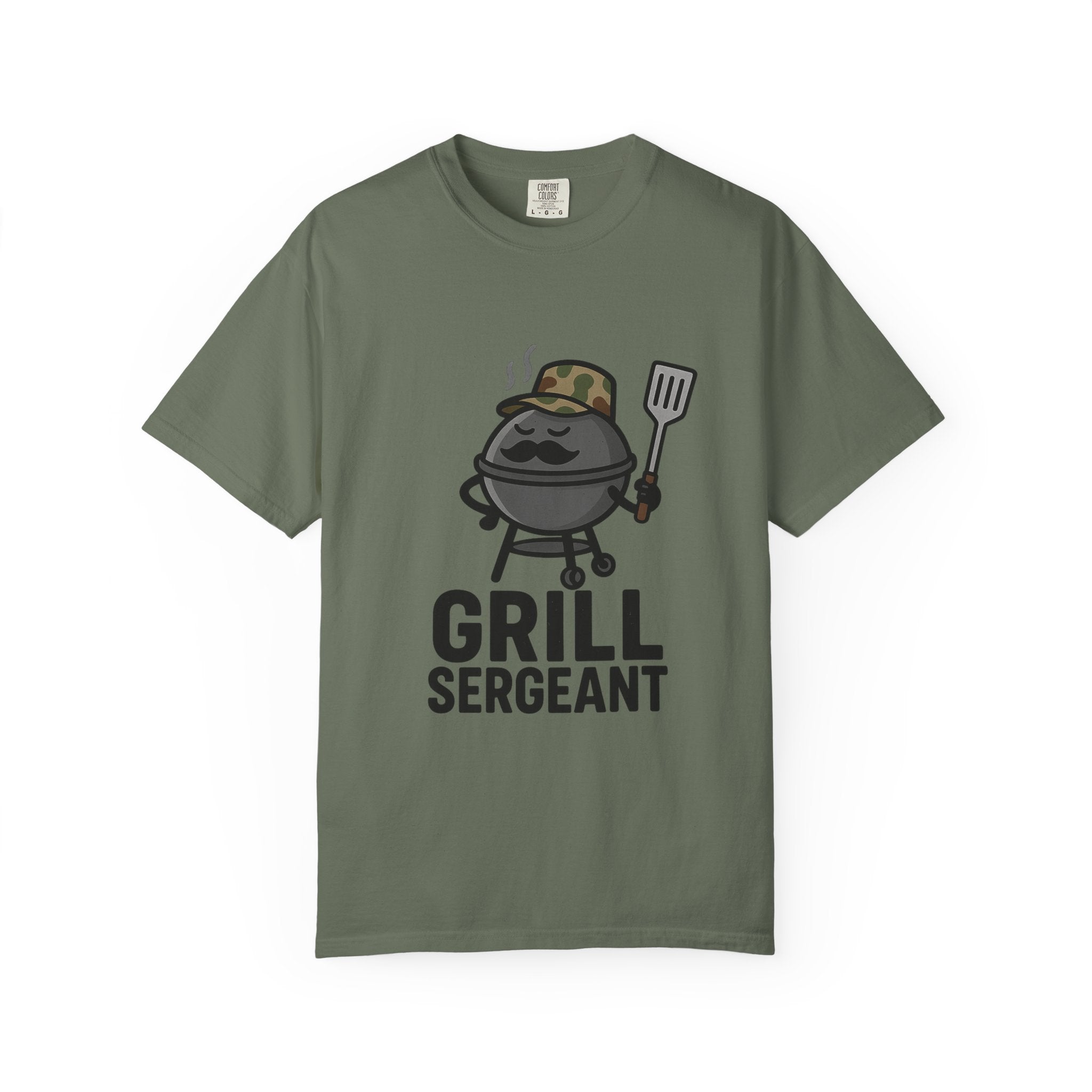 Grill Sergeant T-Shirt | Funny BBQ Apparel, Unisex Gift, Father's Day, Cookout Outfit, Summer Party Wear