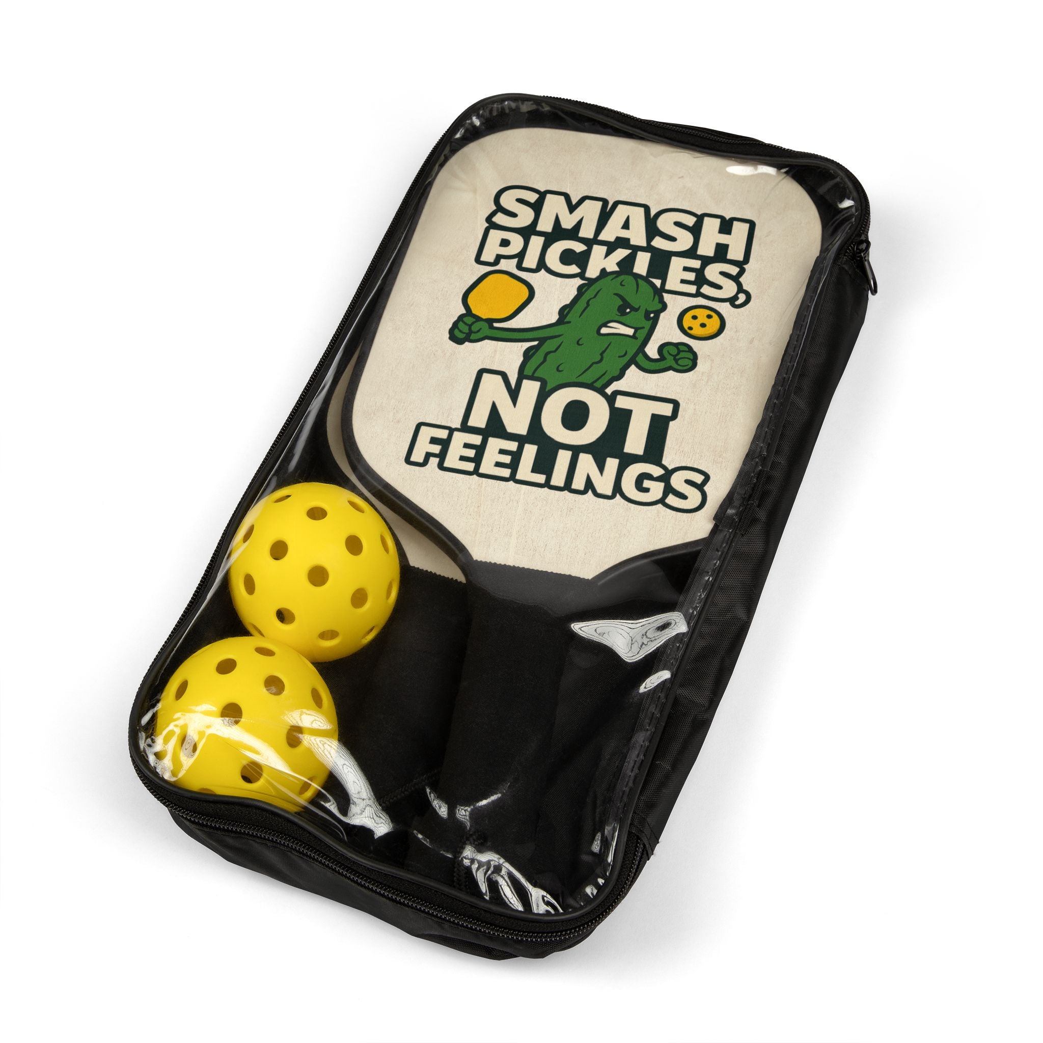 Pickleball Paddle Set | Smash Pickles, Not Feelings | Fun Sports Gear for Pickleball Enthusiasts, Unique Gift for Sports Lovers, Ideal [...]
