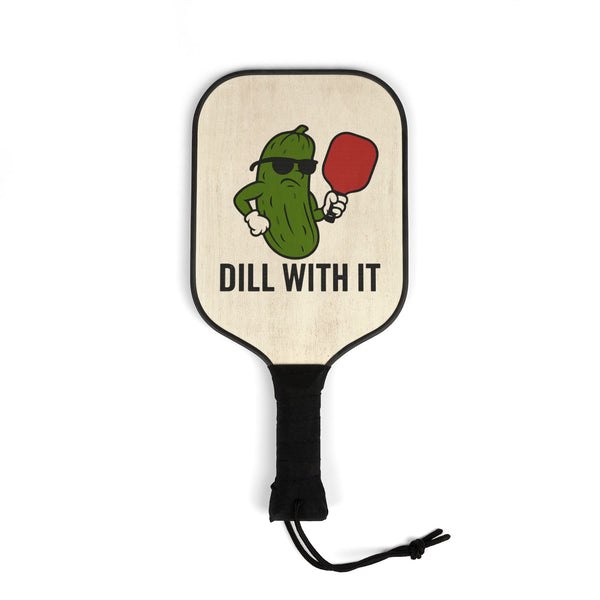 Pickleball Paddle Set, Fun Sports Gear for Pickleball Lovers, Great Gift for Players, Dill with It Design