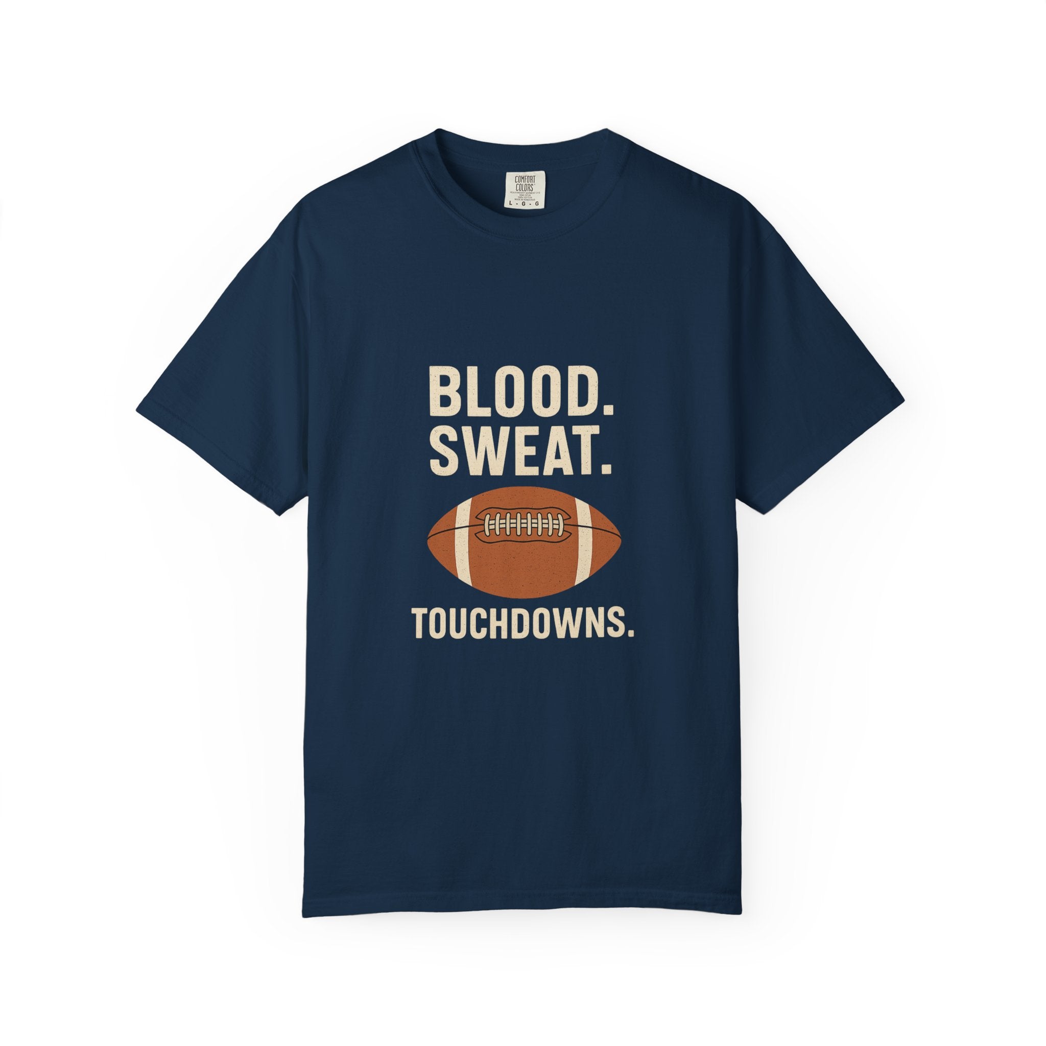 Football Fan T-Shirt, Unisex Garment-Dyed Tee, Sports Shirt, Game Day Apparel, Touchdown Celebration Gear
