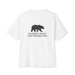 Rugged Men's Boxy Tee - Oversized Unisex T-Shirt, Casual Wear, Gift for Him, Nature Lovers, Outdoor Enthusiasts