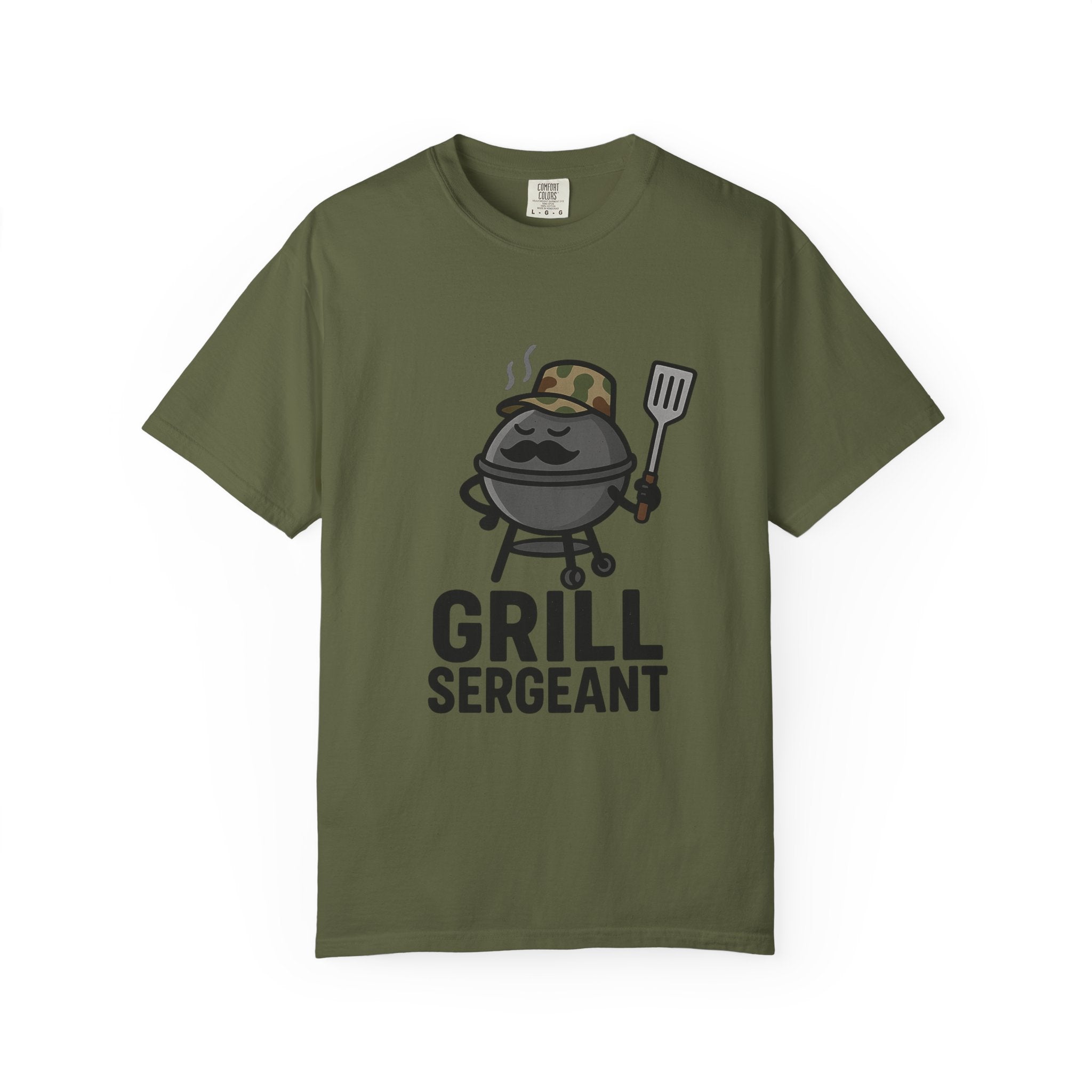 Grill Sergeant T-Shirt | Funny BBQ Apparel, Unisex Gift, Father's Day, Cookout Outfit, Summer Party Wear