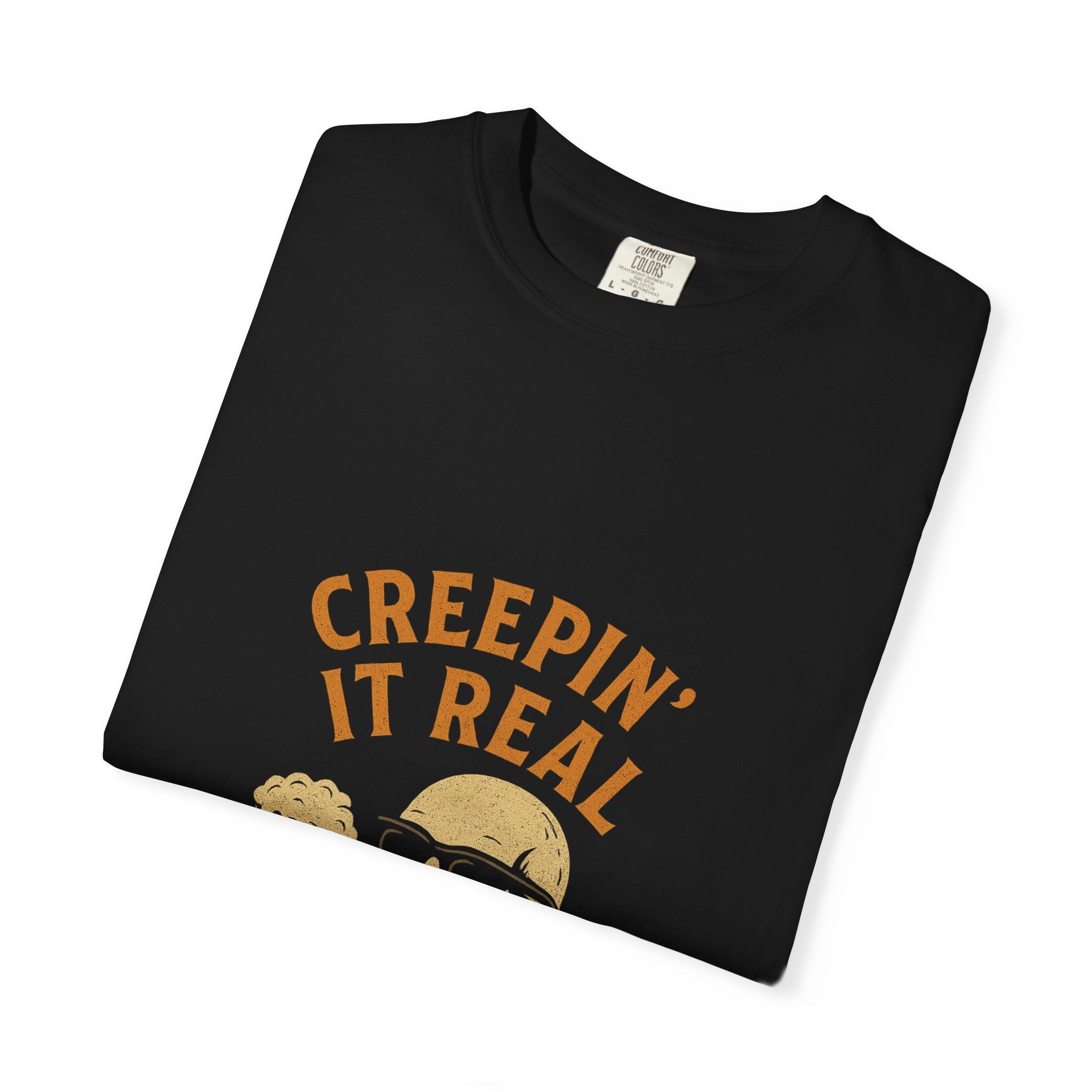 Creepin' It Real Skeleton T-Shirt, Halloween Shirt, Unisex Tee, Beer Lover Gift, Fun Party Wear, Casual Graphic Tee