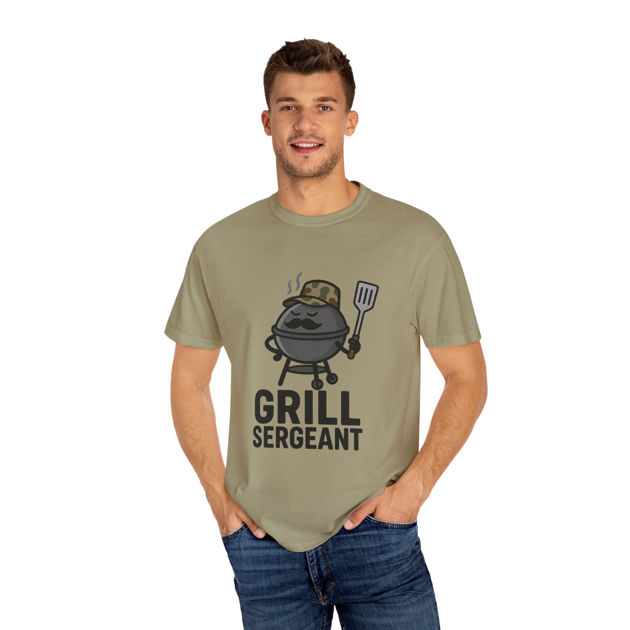 Grill Sergeant T-Shirt | Funny BBQ Apparel, Unisex Gift, Father's Day, Cookout Outfit, Summer Party Wear