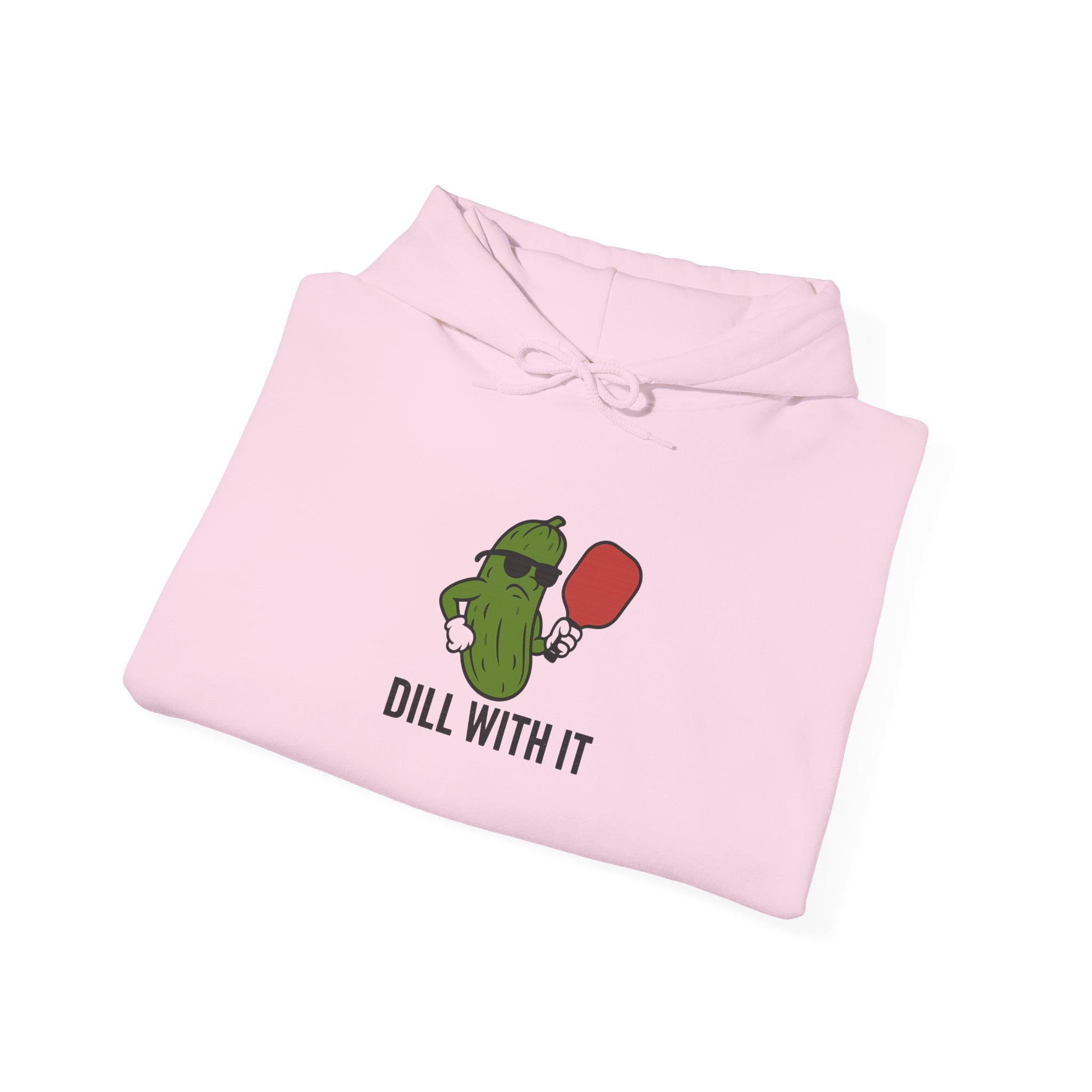 Dill With It Hoodie - Fun Unisex Sweatshirt, Cute Gift for Cucumber Lovers, Unique Apparel, Ideal for Casual Wear or Parties