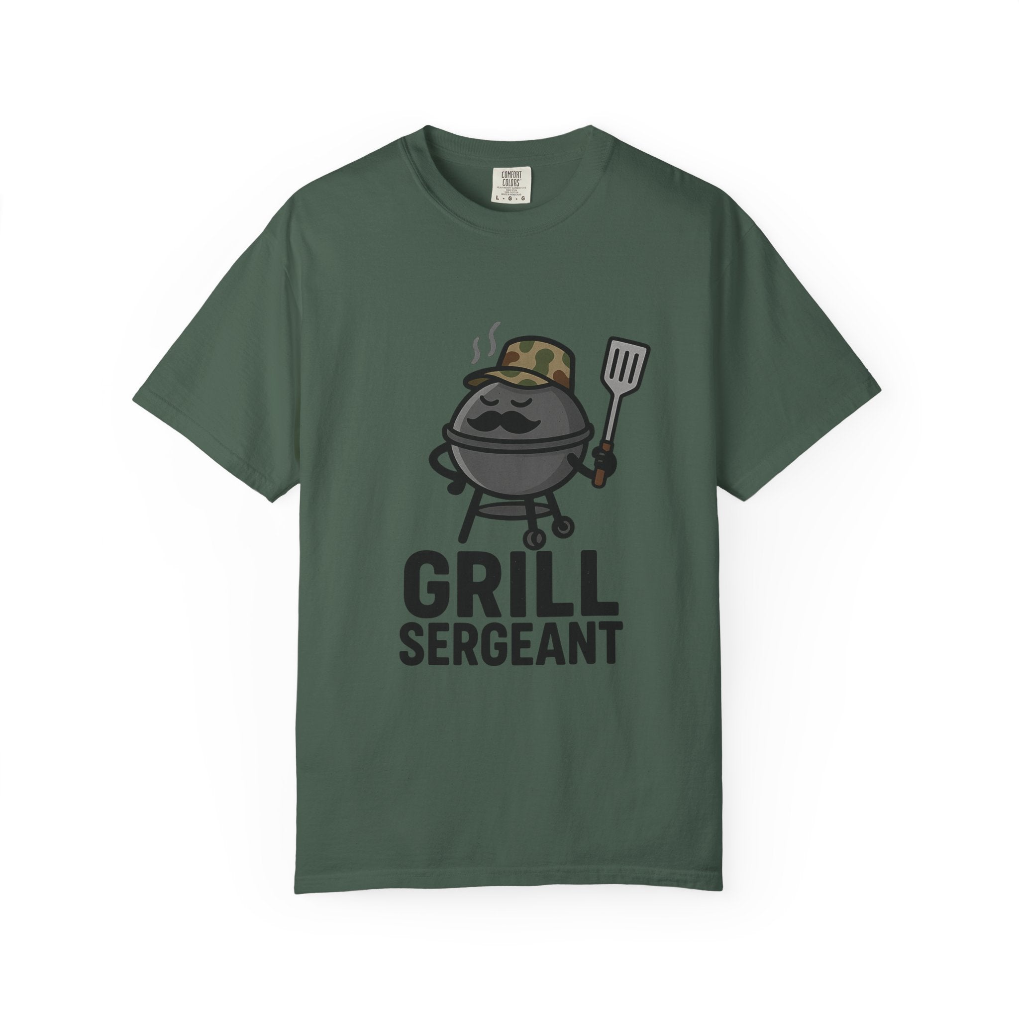 Grill Sergeant T-Shirt | Funny BBQ Apparel, Unisex Gift, Father's Day, Cookout Outfit, Summer Party Wear