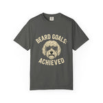 Beard Goals T-Shirt, Fun Graphic Tee, Dog Lover Apparel, Casual Wear, Gifts for Him, Father's Day T-Shirt