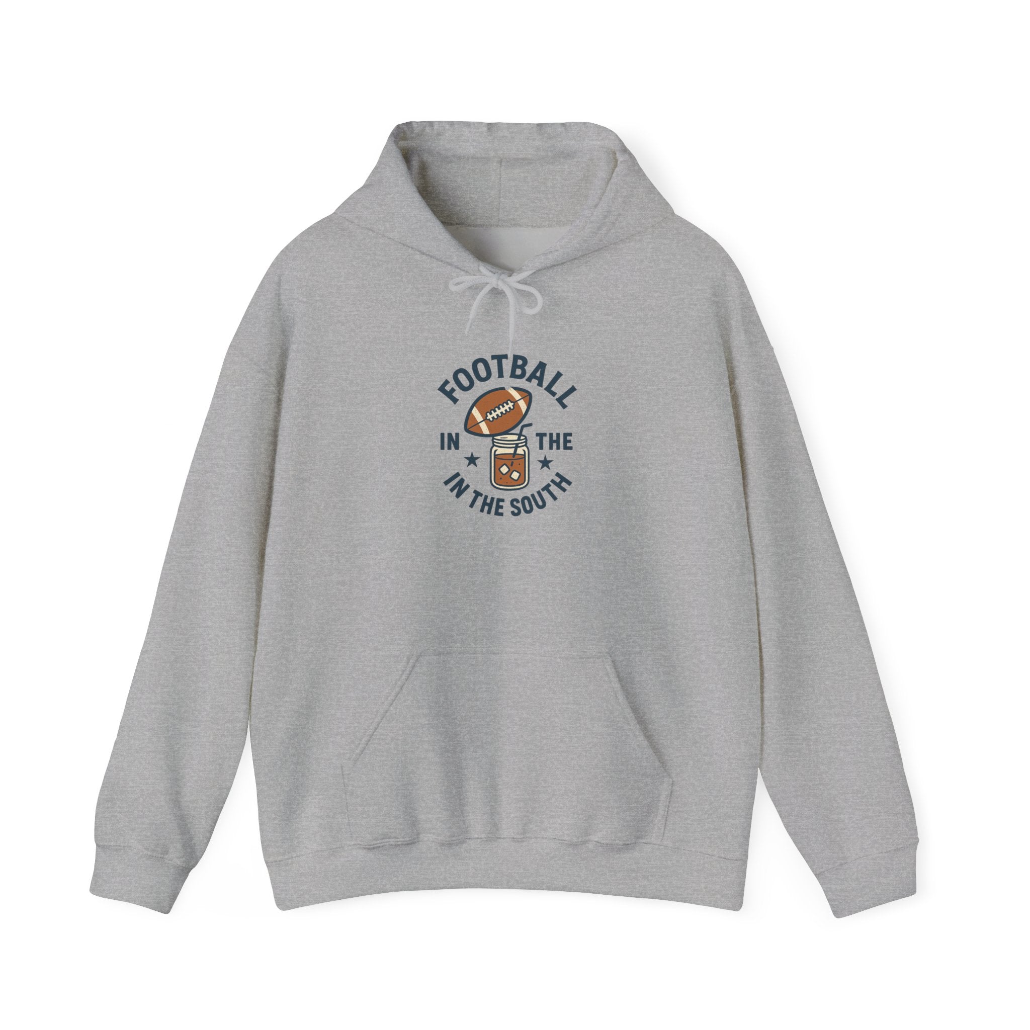 Football in the South Hoodie | Unisex Heavy Blend Sweatshirt for Game Day, Casual Wear, Southern Pride, Sports Gifts, Fall Fashion