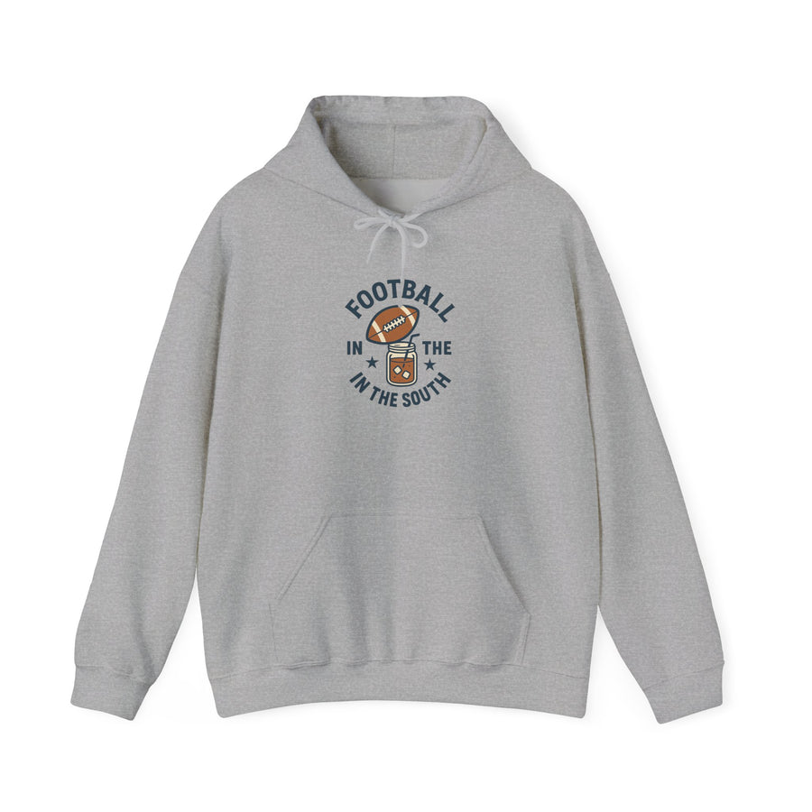 Football in the South Hoodie | Unisex Heavy Blend Sweatshirt for Game Day, Casual Wear, Southern Pride, Sports Gifts, Fall Fashion