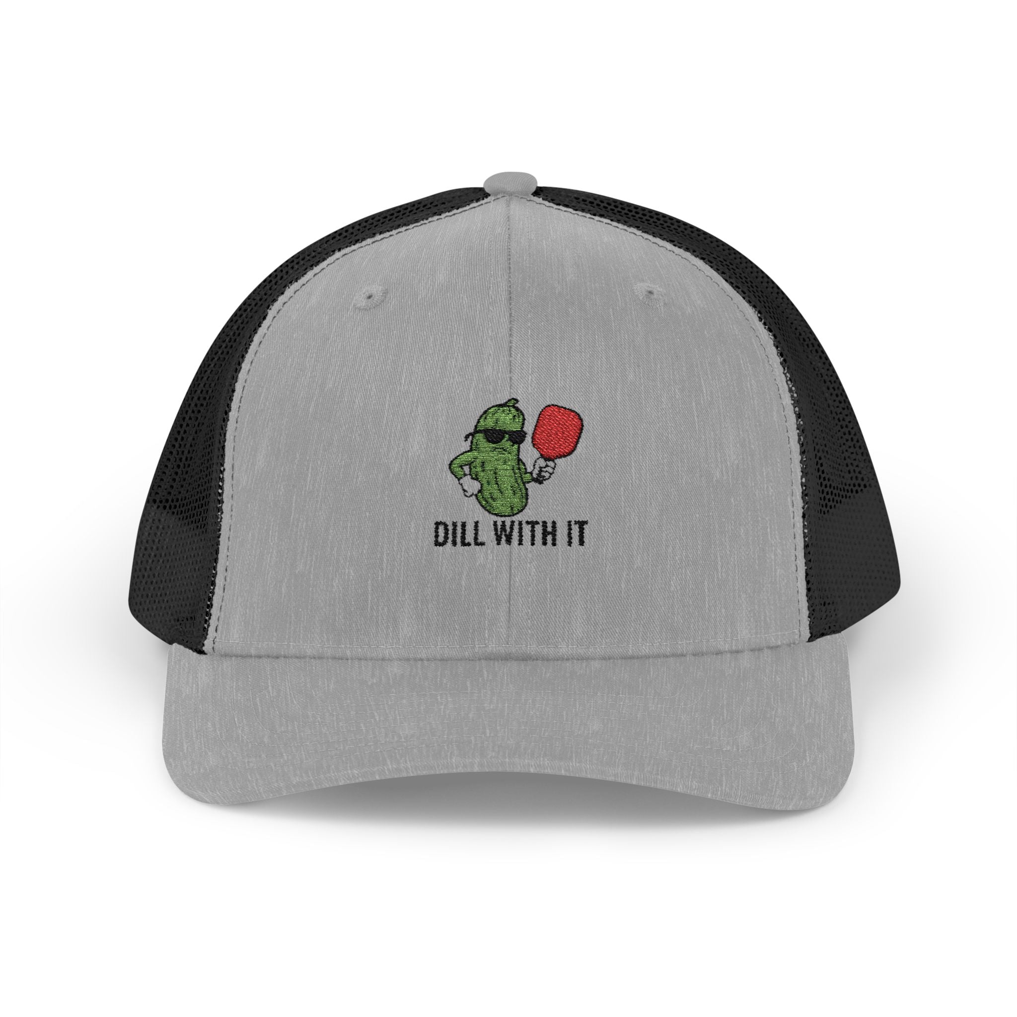 Dill With It Snapback Trucker Cap | Fun Casual Hat for All Occasions | Gifts for Friends, Birthdays, Summer Events