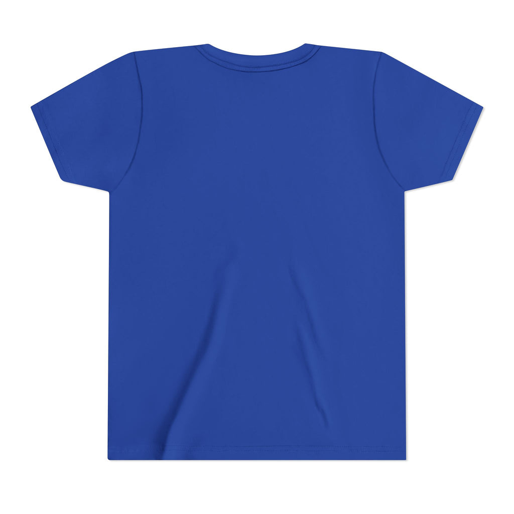 Youth Short Sleeve Tee - Will Run for Touchdowns and Donuts, Fun Sports Shirt, Gift for Young Athletes, Birthday, Back to School, [...]