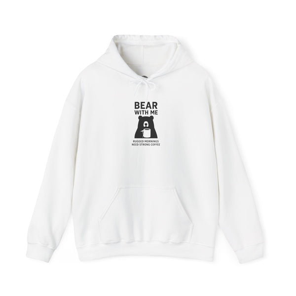 Playful Bear Hoodie - Cozy Unisex Sweatshirt, Perfect Gift for Animal Lovers, Casual Wear, Relaxed Vibes, Funny Graphic Hoodie