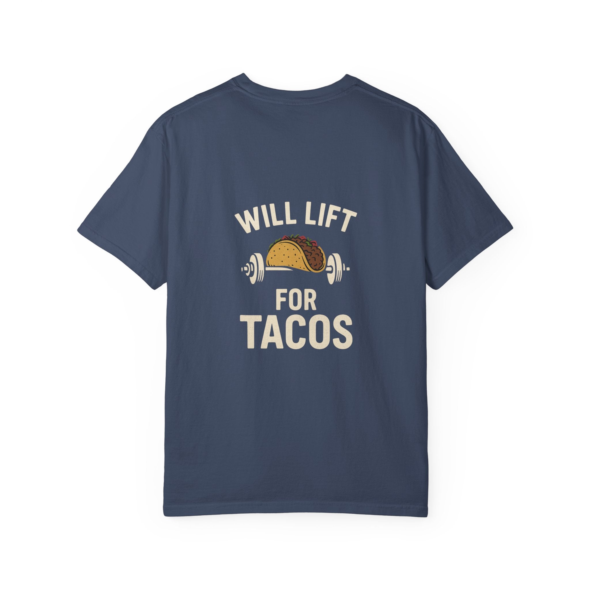 Funny Gym T-Shirt, Taco Lover Shirt, Gift for Weightlifters, Unisex Fitness Tee, Will Lift for Tacos Tee