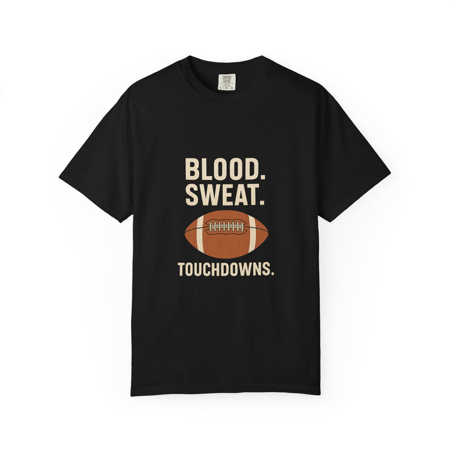 Football Fan T-Shirt, Unisex Garment-Dyed Tee, Sports Shirt, Game Day Apparel, Touchdown Celebration Gear