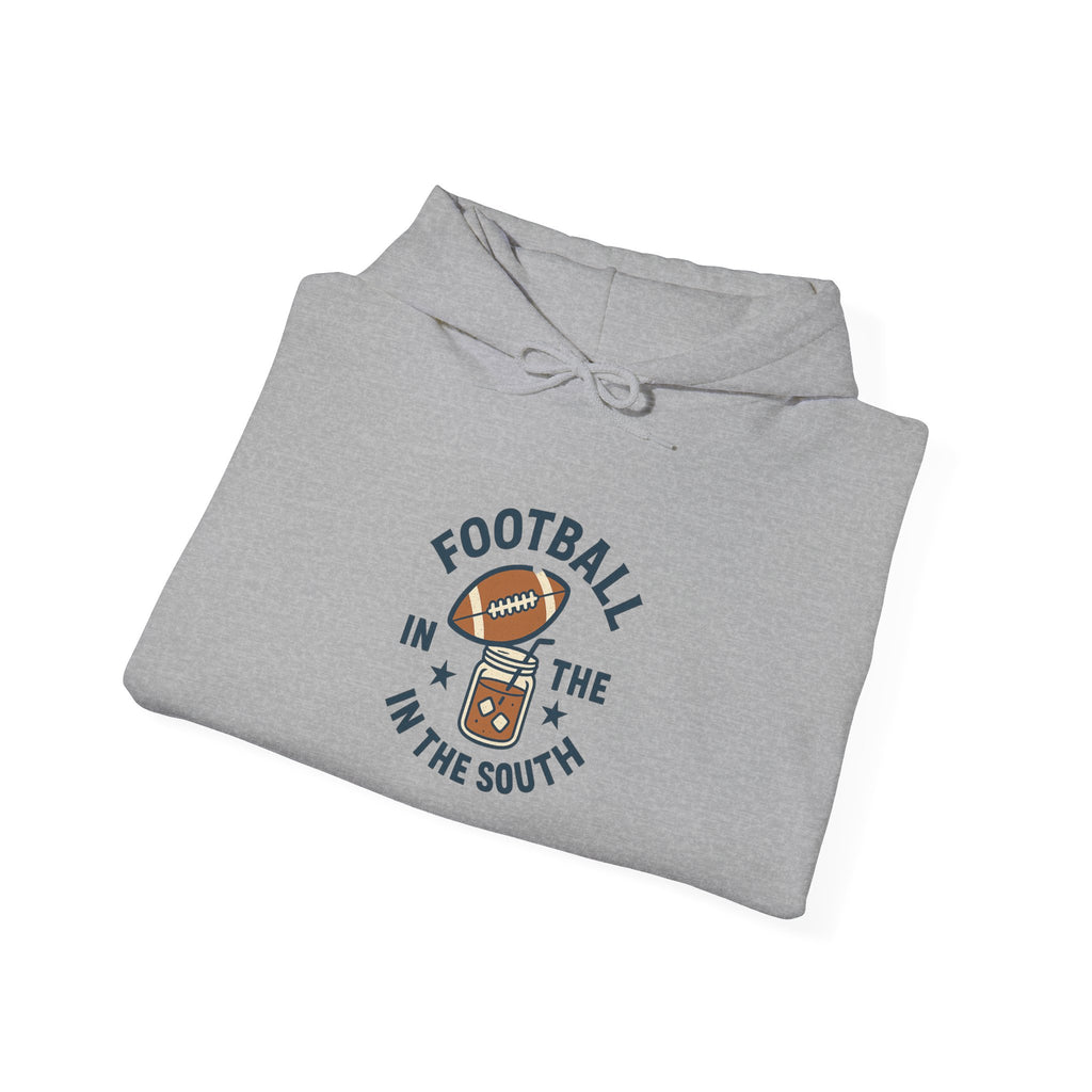 Football in the South Hoodie | Unisex Heavy Blend Sweatshirt for Game Day, Casual Wear, Southern Pride, Sports Gifts, Fall Fashion
