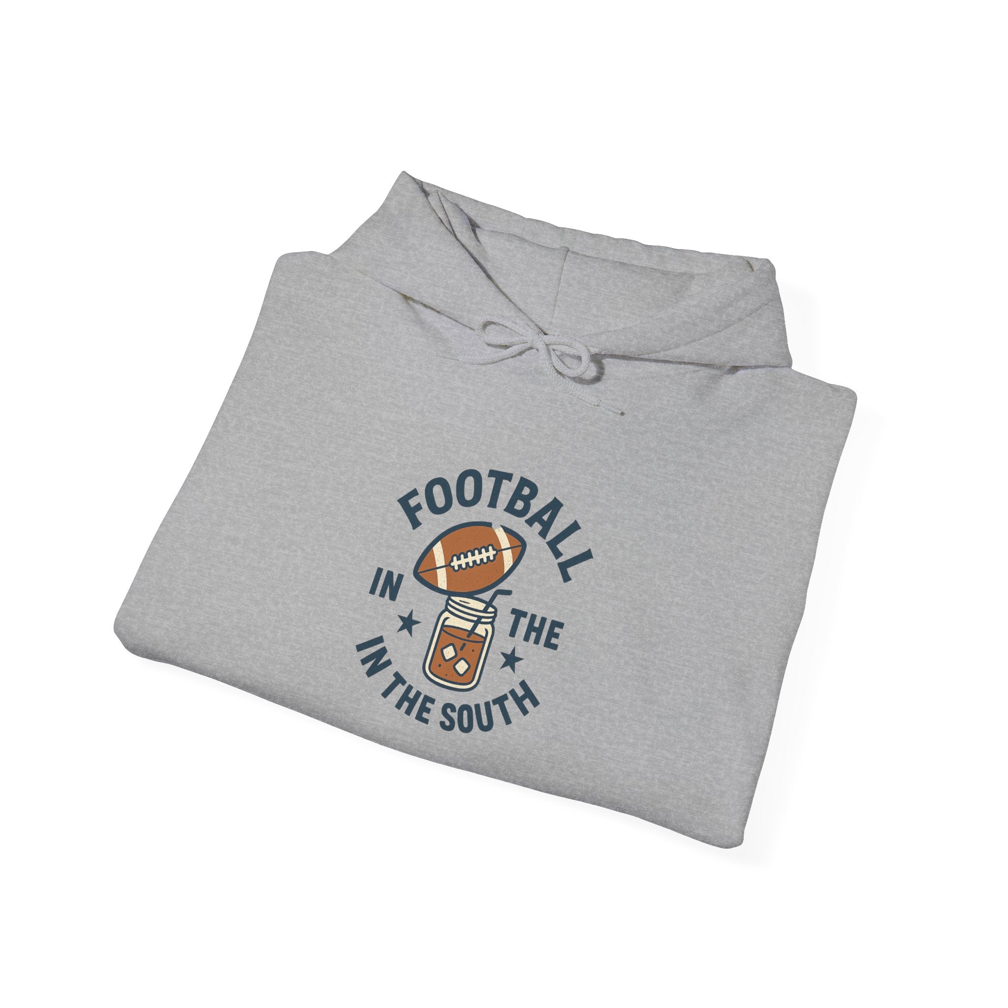 Football in the South Hoodie | Unisex Heavy Blend Sweatshirt for Game Day, Casual Wear, Southern Pride, Sports Gifts, Fall Fashion