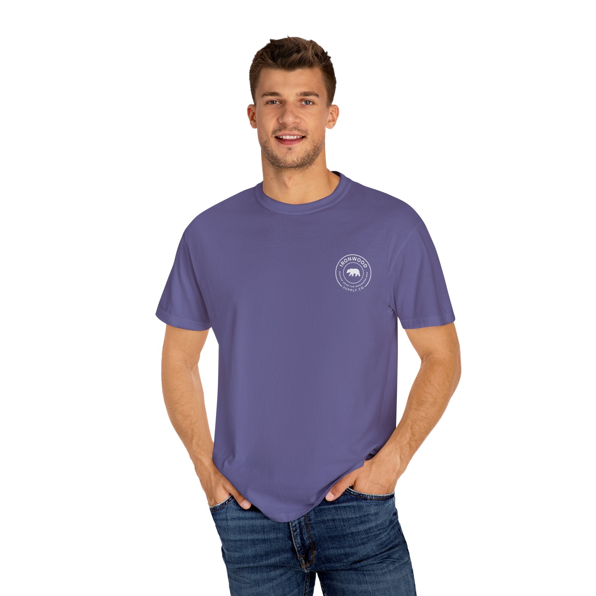 Garment-Dyed Fitness T-shirt for Food Lovers, Gym Apparel, Funny Tee, Bacon & Barbells Shirt, Unisex Workout Top