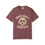 Beard Goals T-Shirt, Fun Graphic Tee, Dog Lover Apparel, Casual Wear, Gifts for Him, Father's Day T-Shirt