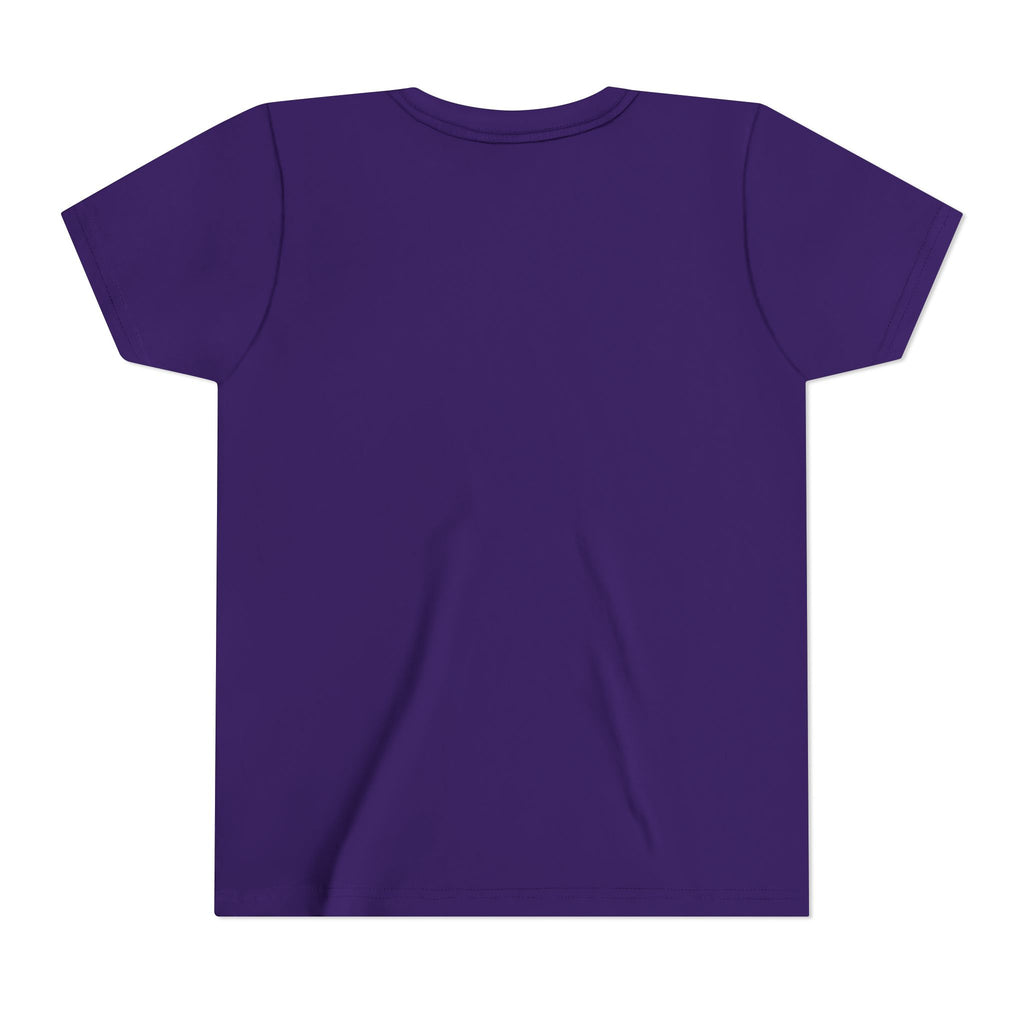 Youth Short Sleeve Tee - Will Run for Touchdowns and Donuts, Fun Sports Shirt, Gift for Young Athletes, Birthday, Back to School, [...]