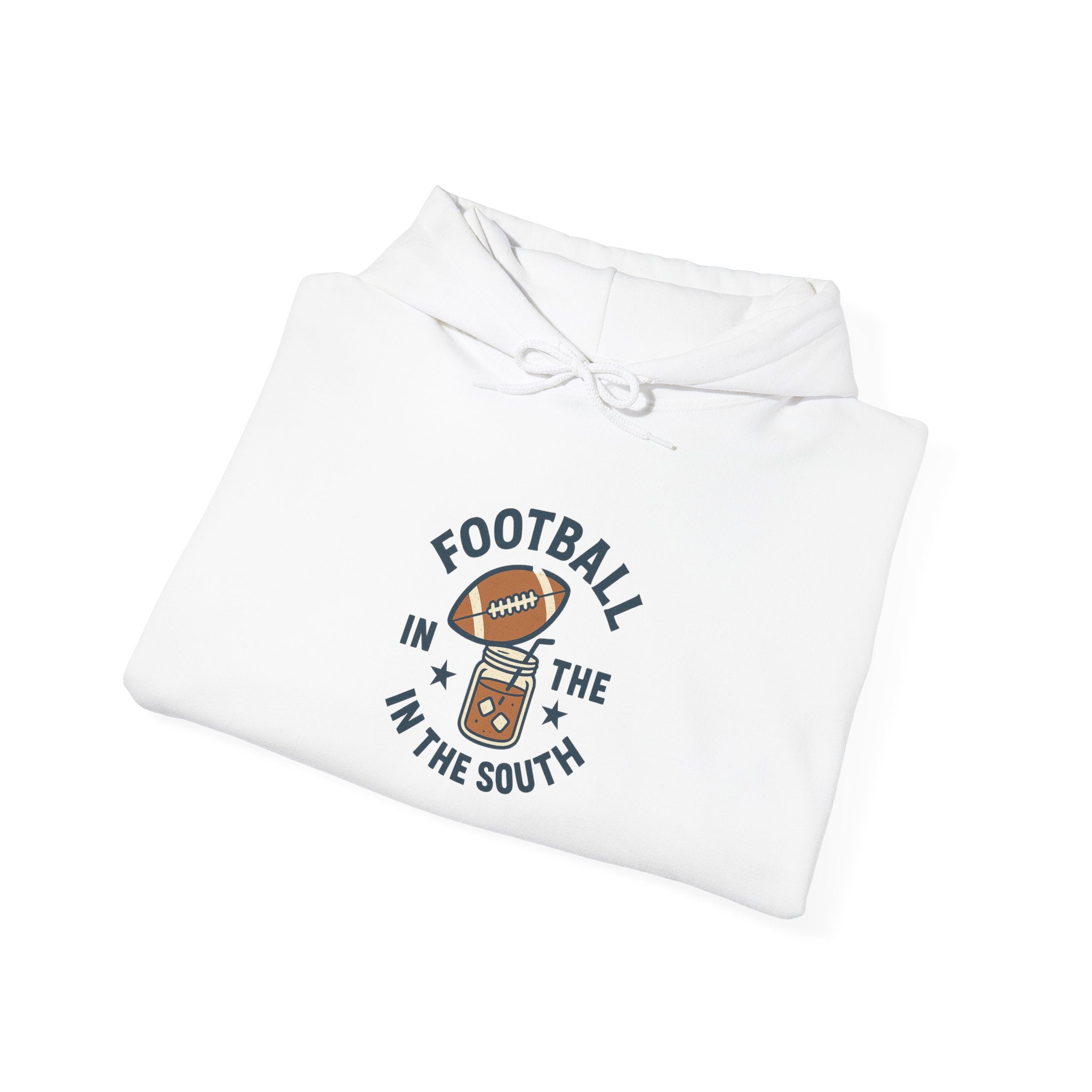 Football in the South Hoodie | Unisex Heavy Blend Sweatshirt for Game Day, Casual Wear, Southern Pride, Sports Gifts, Fall Fashion