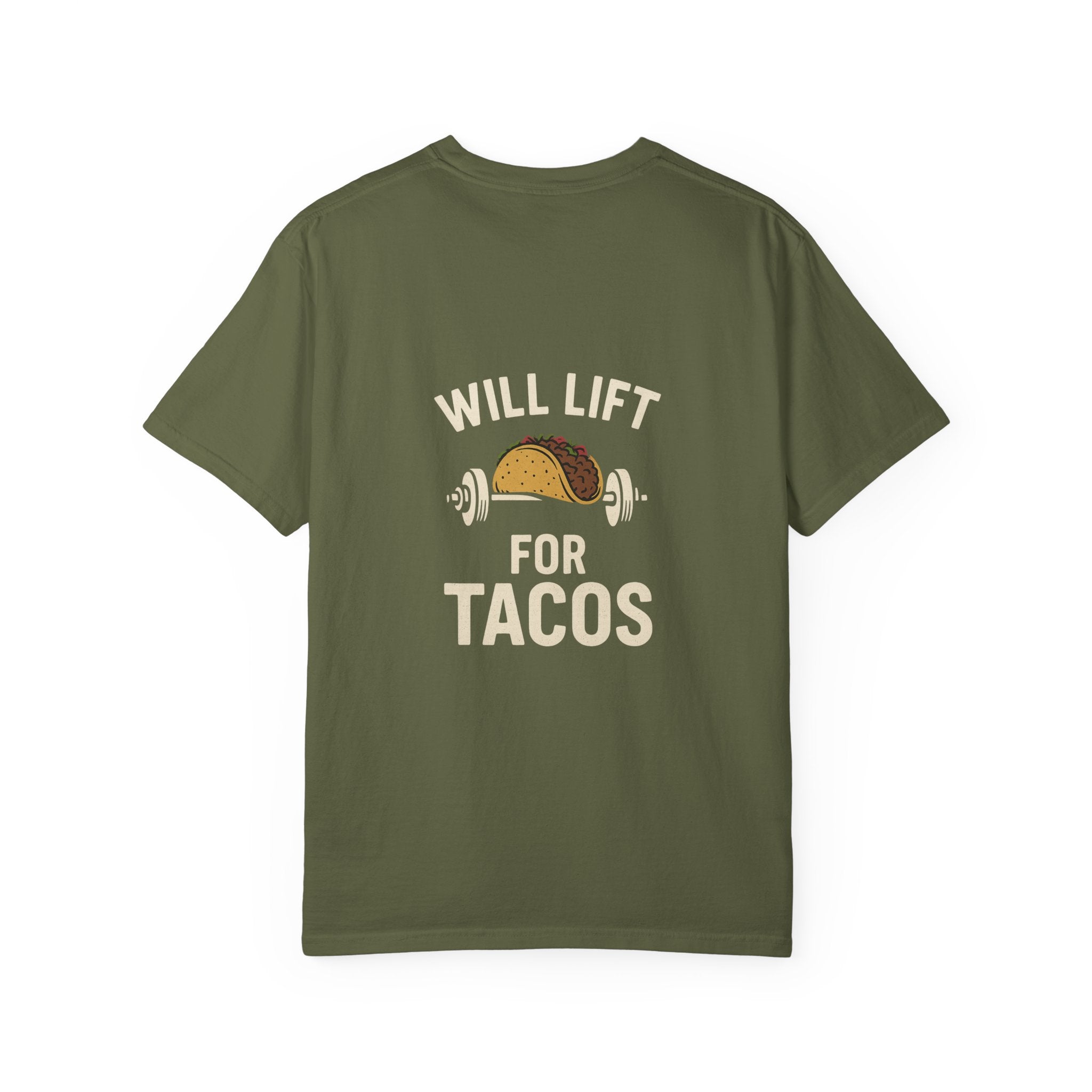 Funny Gym T-Shirt, Taco Lover Shirt, Gift for Weightlifters, Unisex Fitness Tee, Will Lift for Tacos Tee
