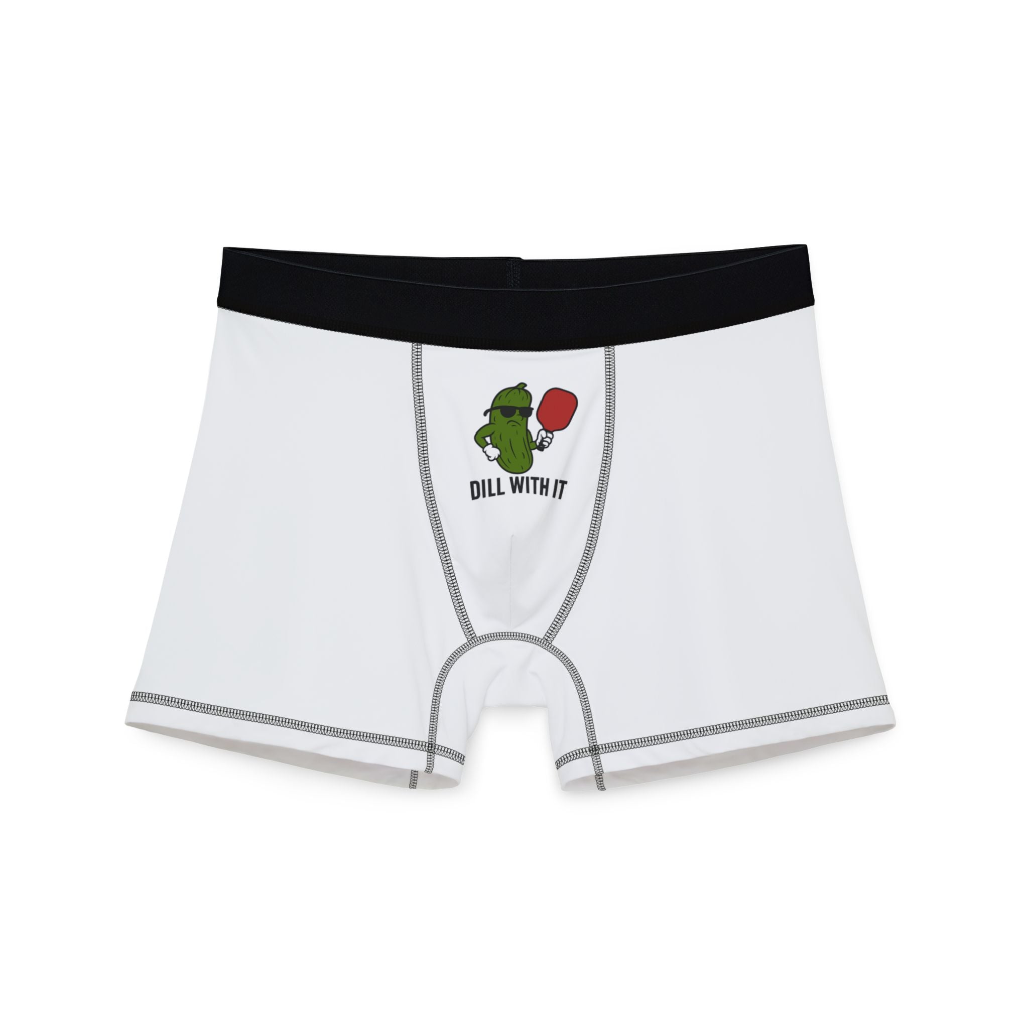 Dill With It Men's Boxers - Fun Gift for Dad, Unique Underwear for Birthdays, Father's Day, Gag Gift, Comfortable Loungewear